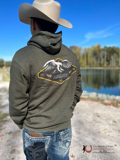Sudadera Ariat Serape con logo Verde mi 10041714