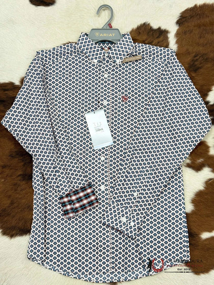 Ariat Shirt Classic Fit Grayden White- 10047343