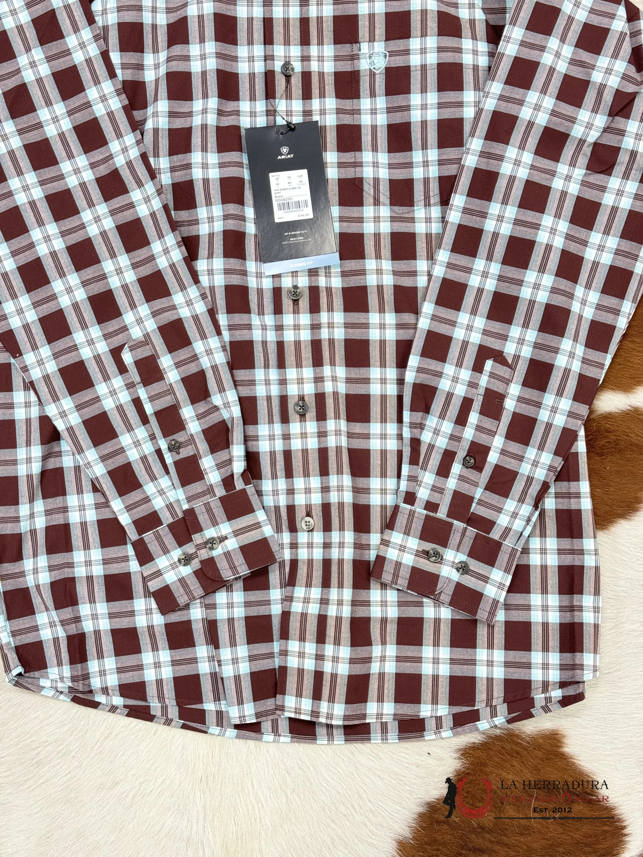 Ariat Shirt Classic Fit Pro Samir Black Ropa Hombres