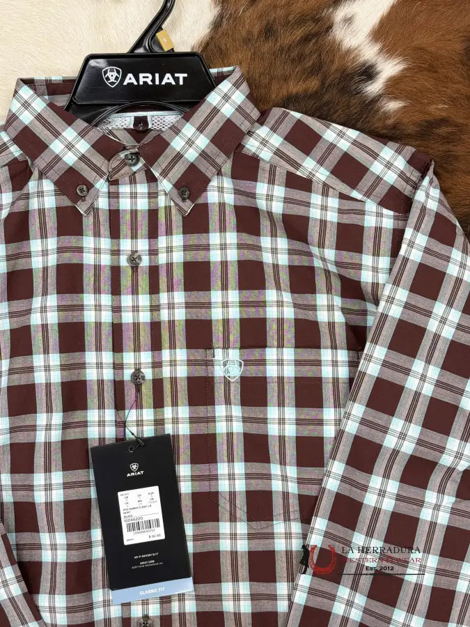 Ariat Shirt Classic Fit Pro Samir Black Ropa Hombres