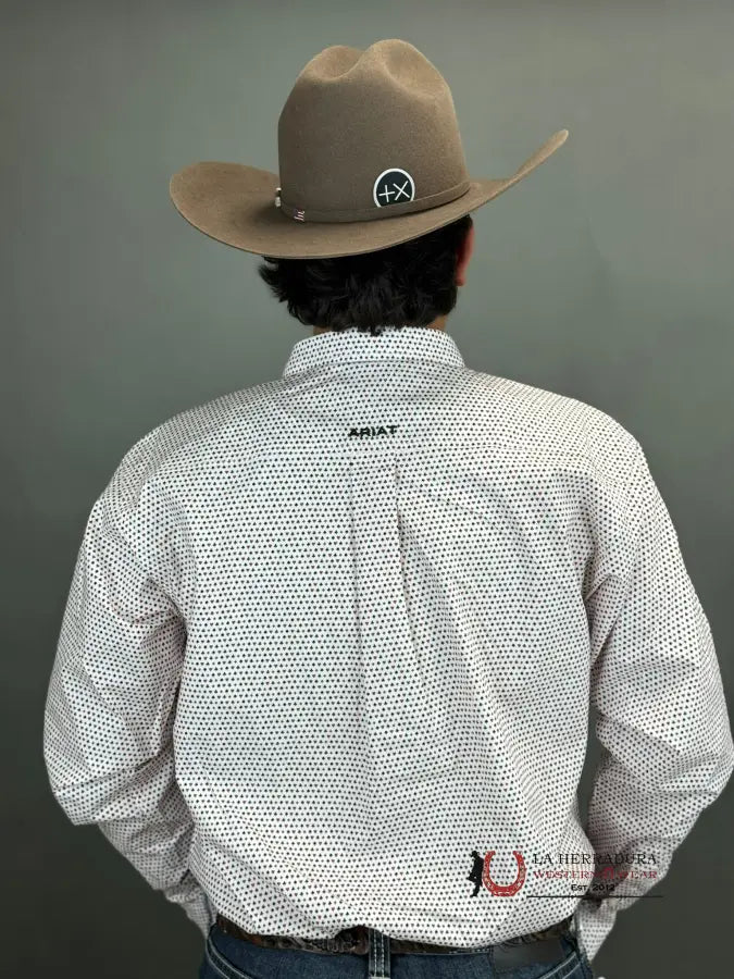 Ariat Shirt Classic Neithan White Suits Ropa Hombres