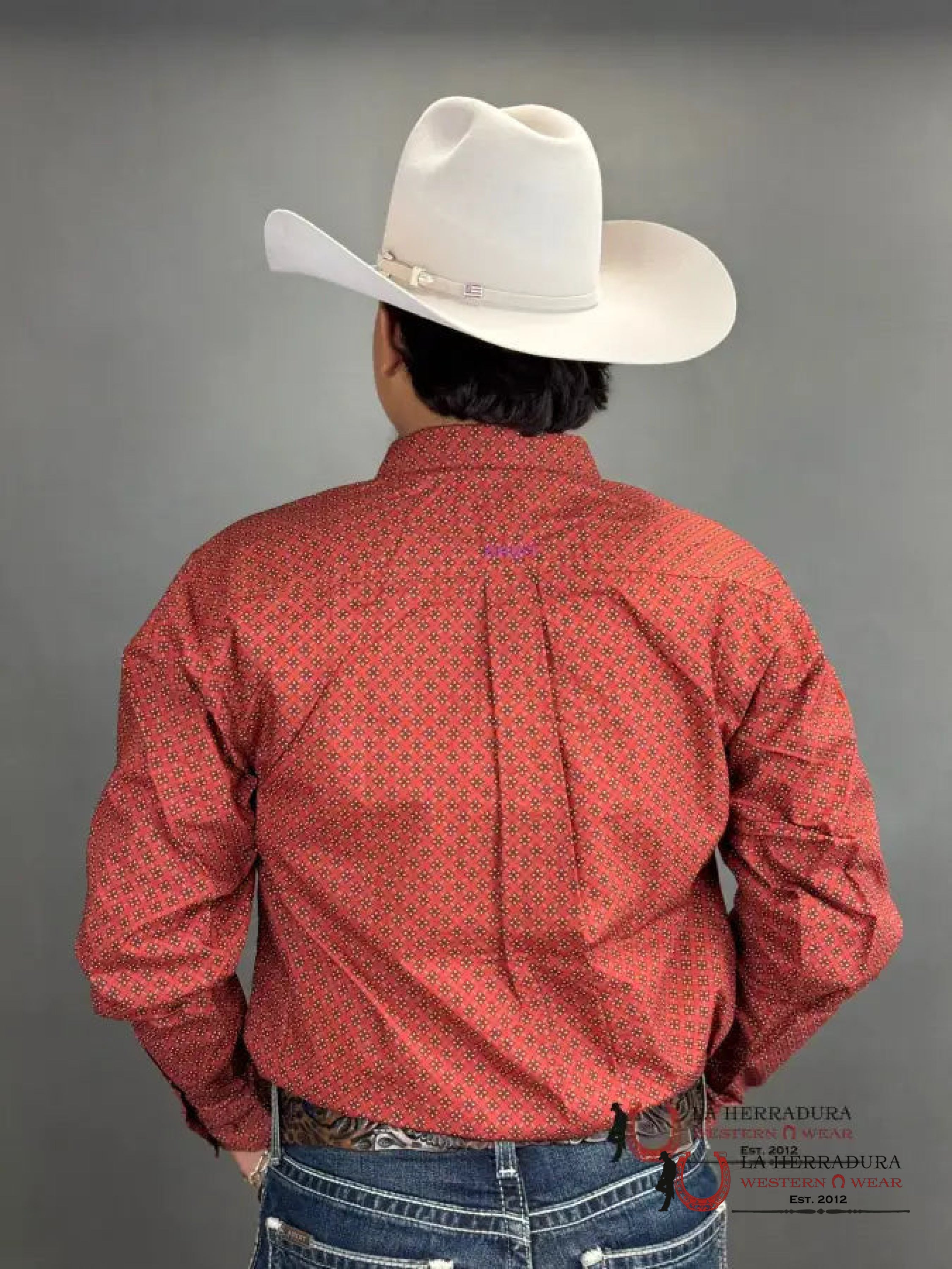 Ariat Shirt Classic Red / Black- 6215 ROPA HOMBRES