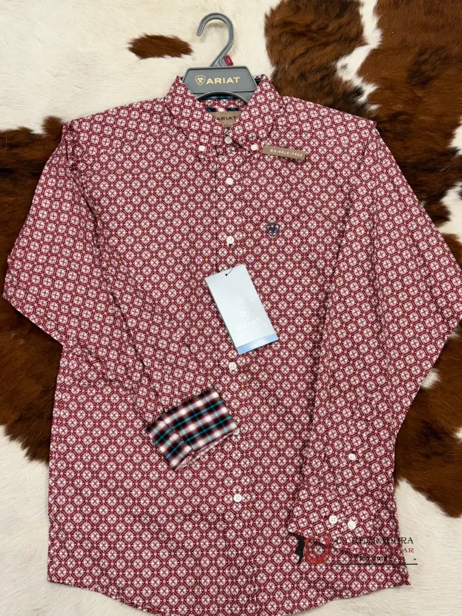 Ariat Shirt Classic Red Ropa Hombres