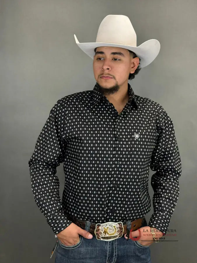 Ariat Shirt Classic Slade Black Ropa Hombres