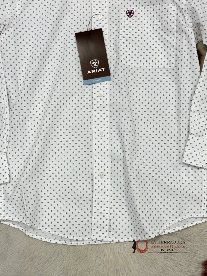 Ariat Shirt Classic White Saul Ropa Hombres