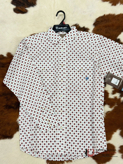 Ariat Shirt Classic White Sheldon - 10046218