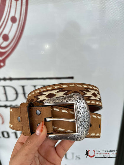 Cinturón ARIAT COSIDO ORIX AZTEC TAN-1