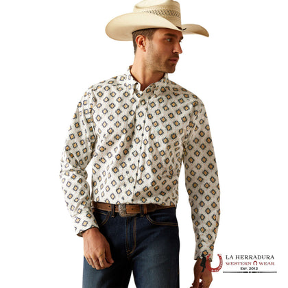 CAMISA DE MANGA LARGA ARIAT TEAM CAI COLOR CAQUI - 10054671
