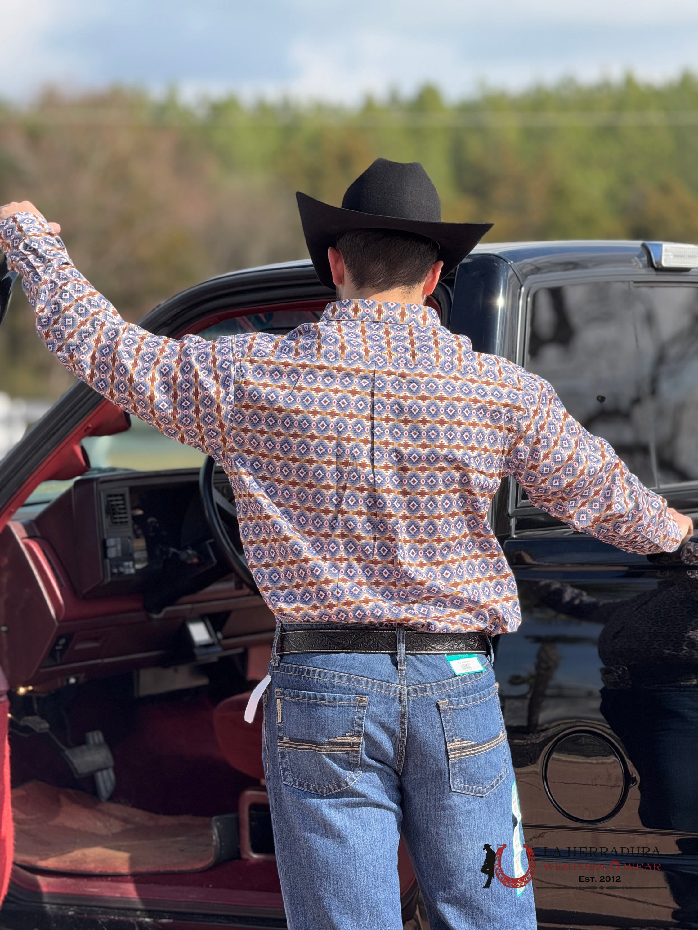 Ariat Tennessee Long Sleeve Blue Classic Fit - 2613 ROPA HOMBRES