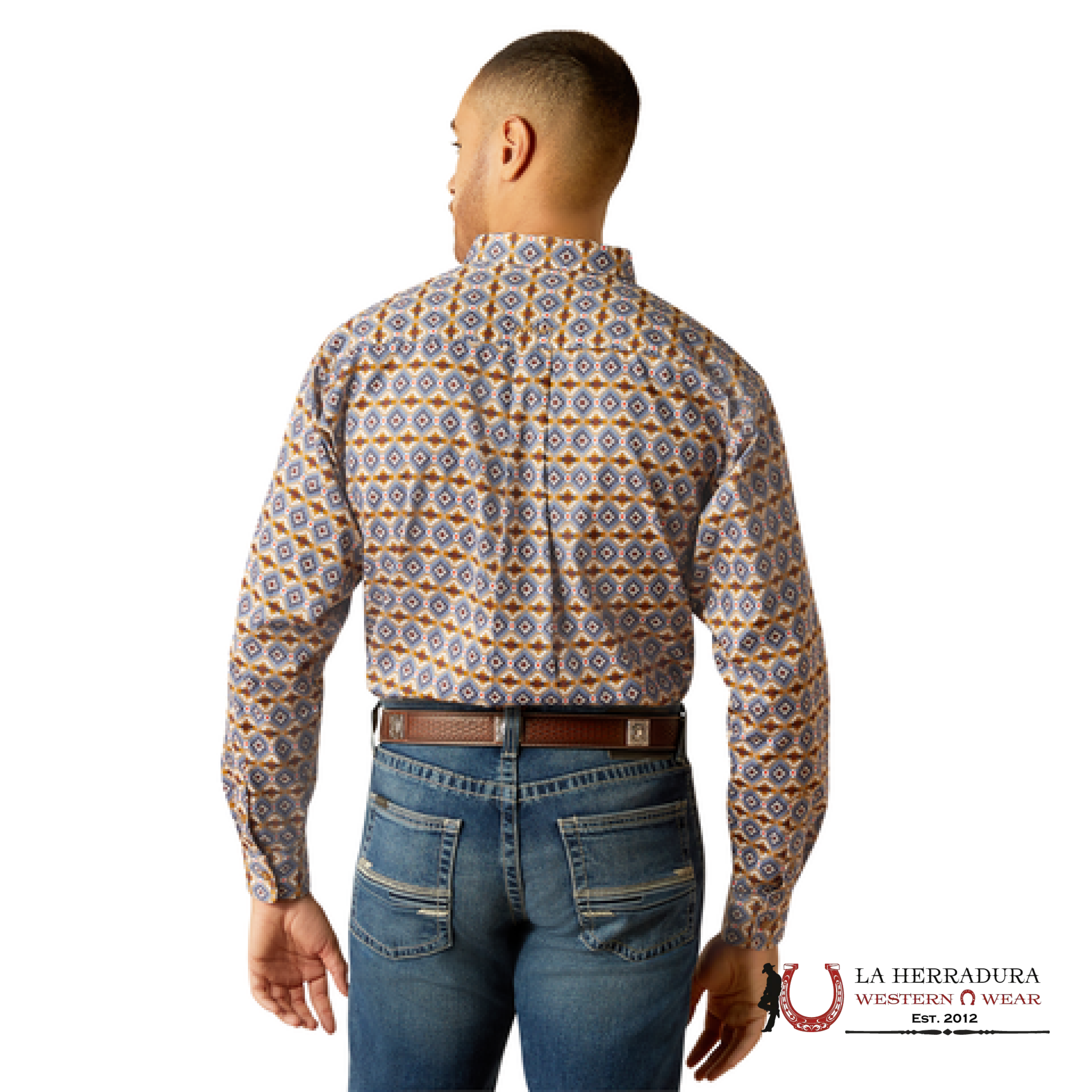 Ariat Tennessee Long Sleeve Blue- 2613 Ropa Hombres