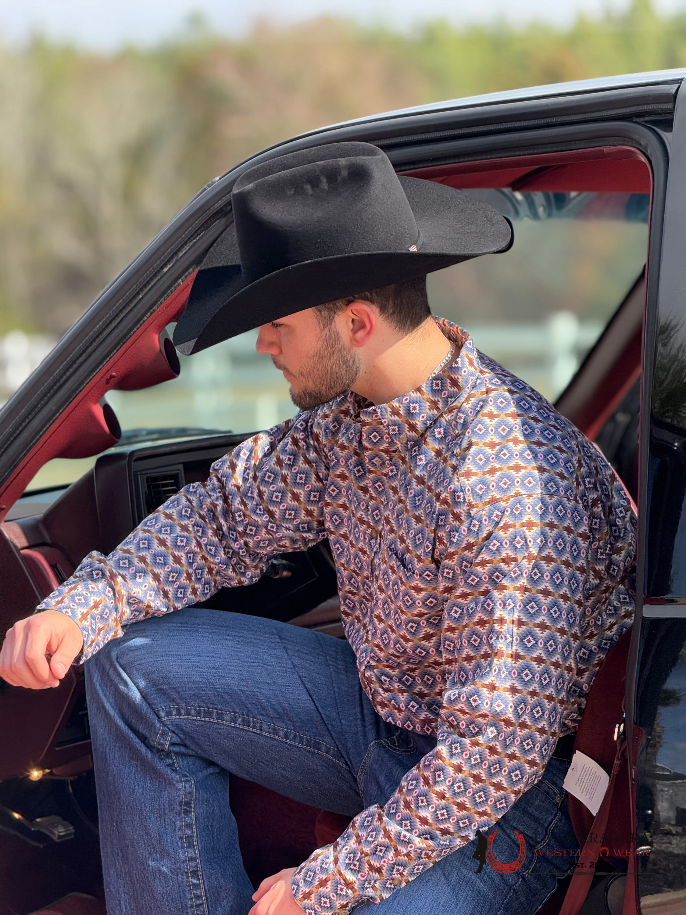 Ariat Tennessee Long Sleeve Blue Classic Fit - 2613 ROPA HOMBRES