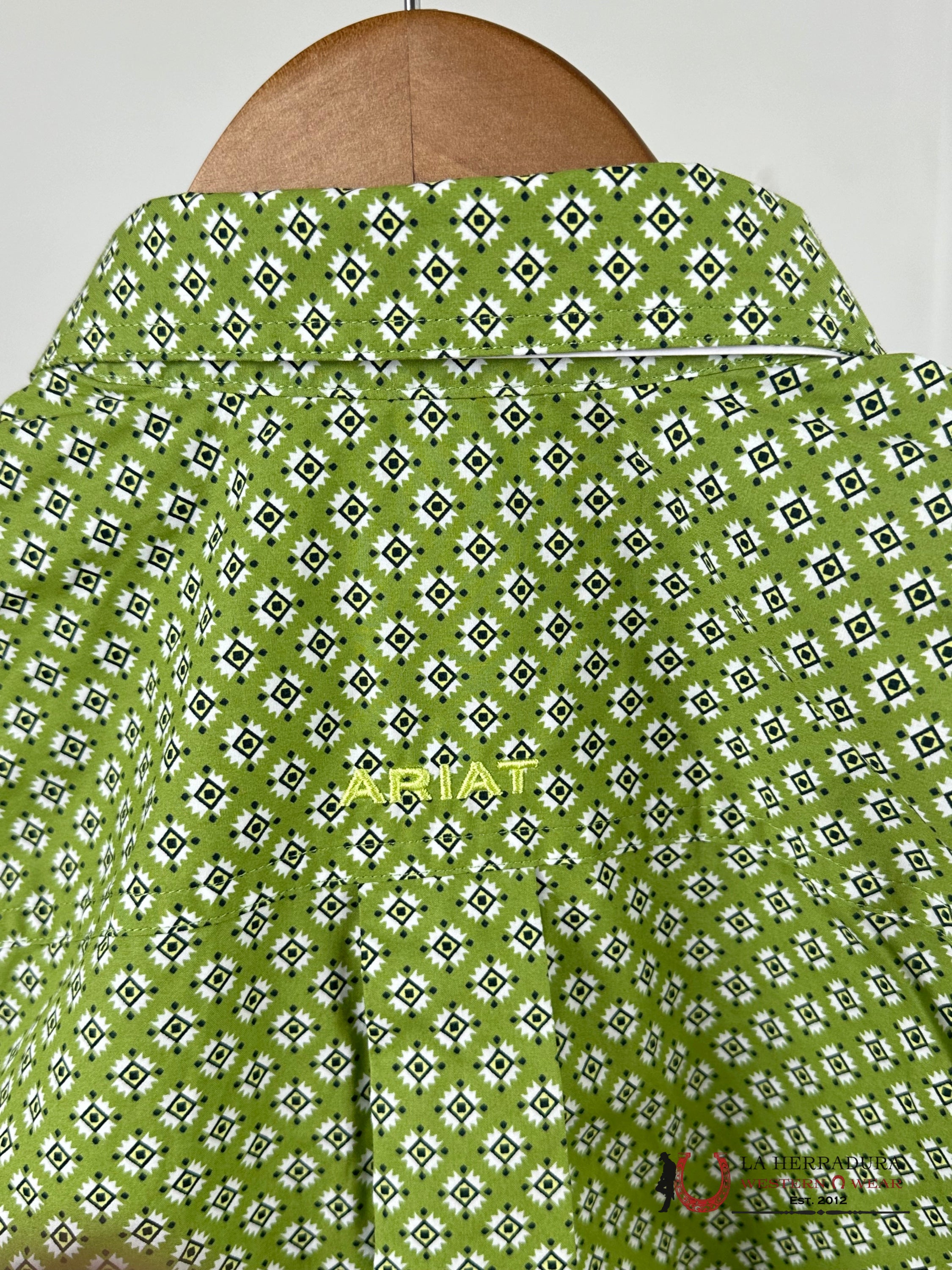 Ariat Toby Green Classic Fit Short Sleeve Shirt Ropa Hombres