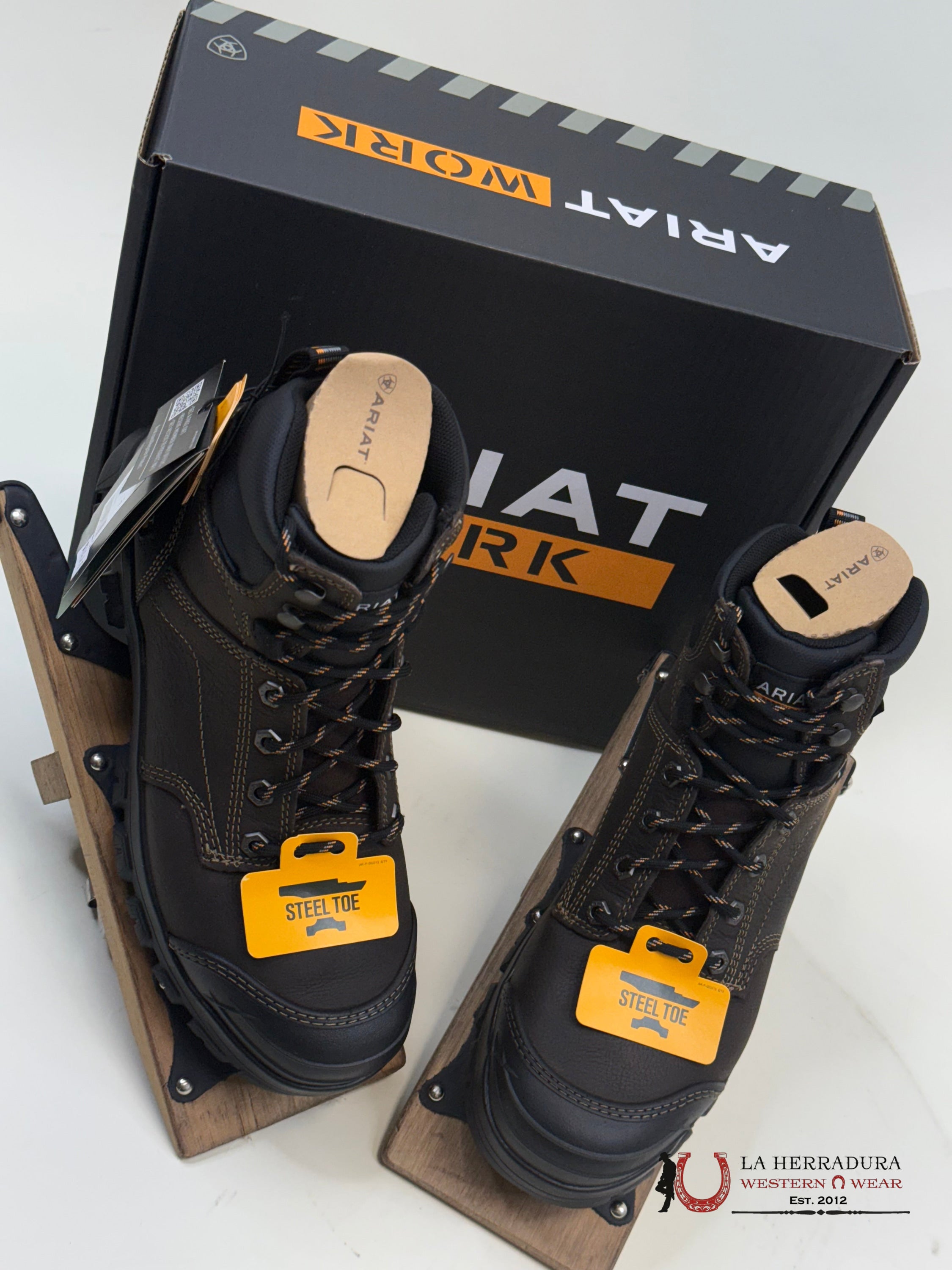 Ariat Treadfast 6” H2O Steel Toe Dark Brown