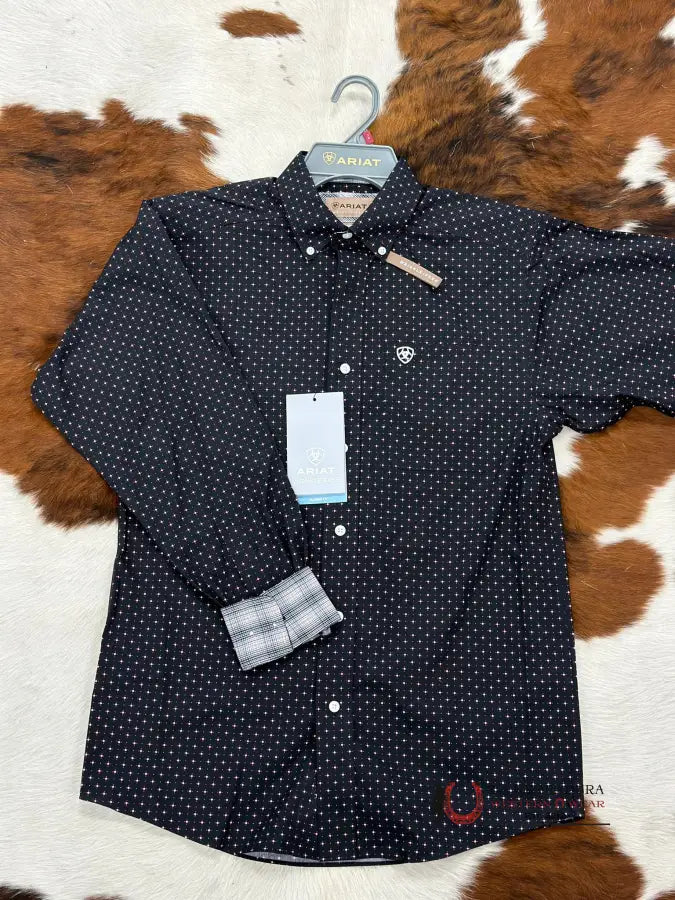 Ariat Vance Moonless Night Classic Long Sleeve Shirt Ropa Hombres