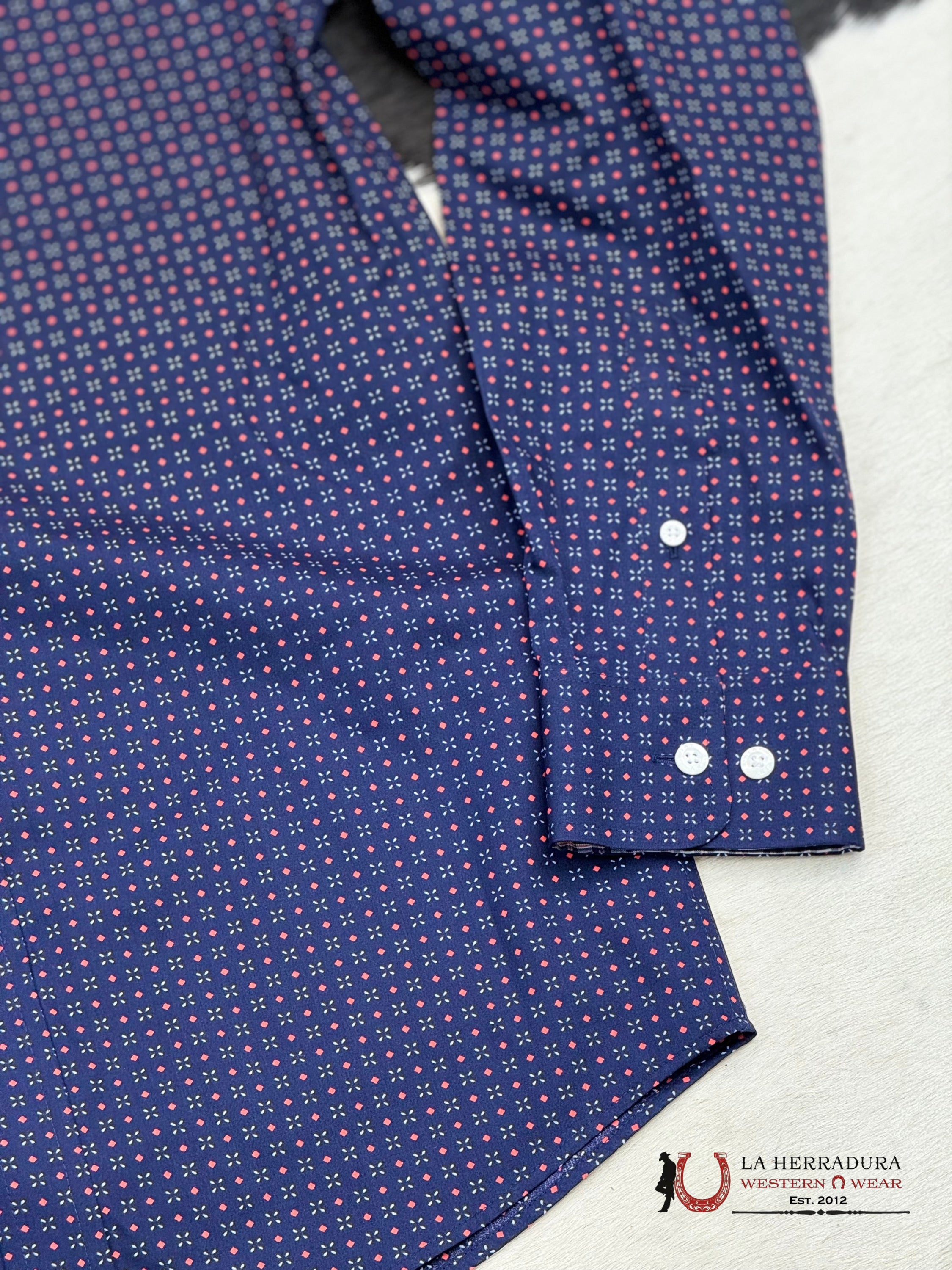 Ariat Wells Peacock Fitted Long Sleeve Shirt Ropa Hombres