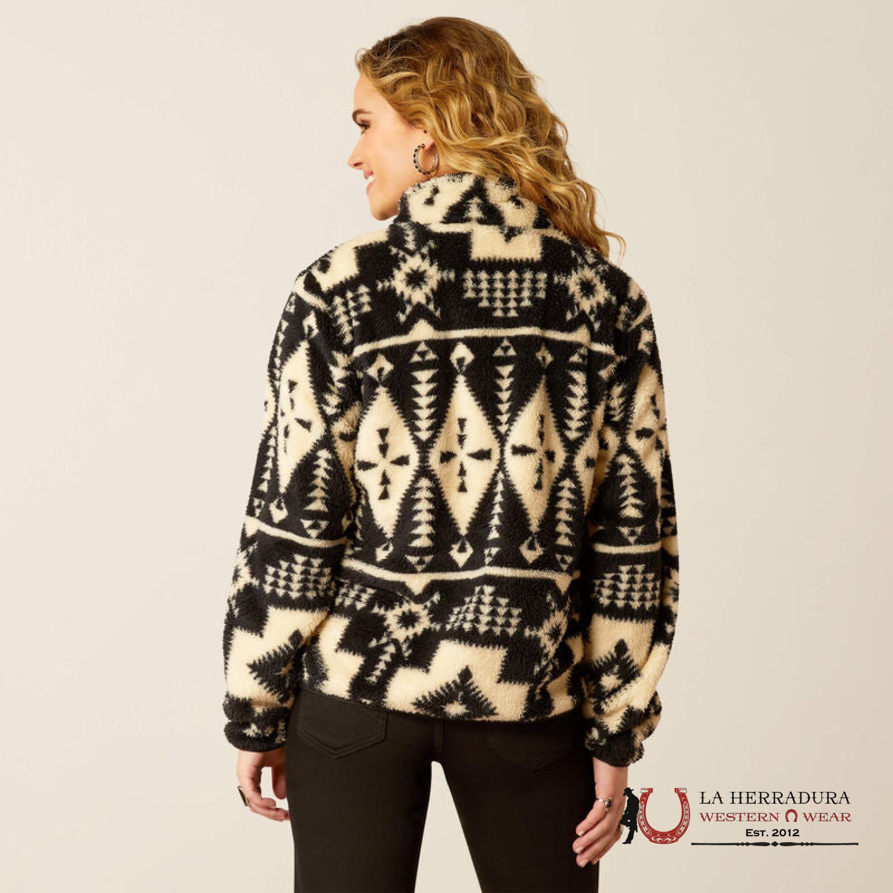 Ariat Berber Snap Front Sweatshirt Winslow Southwest Print-3010 Ropa Mujeres