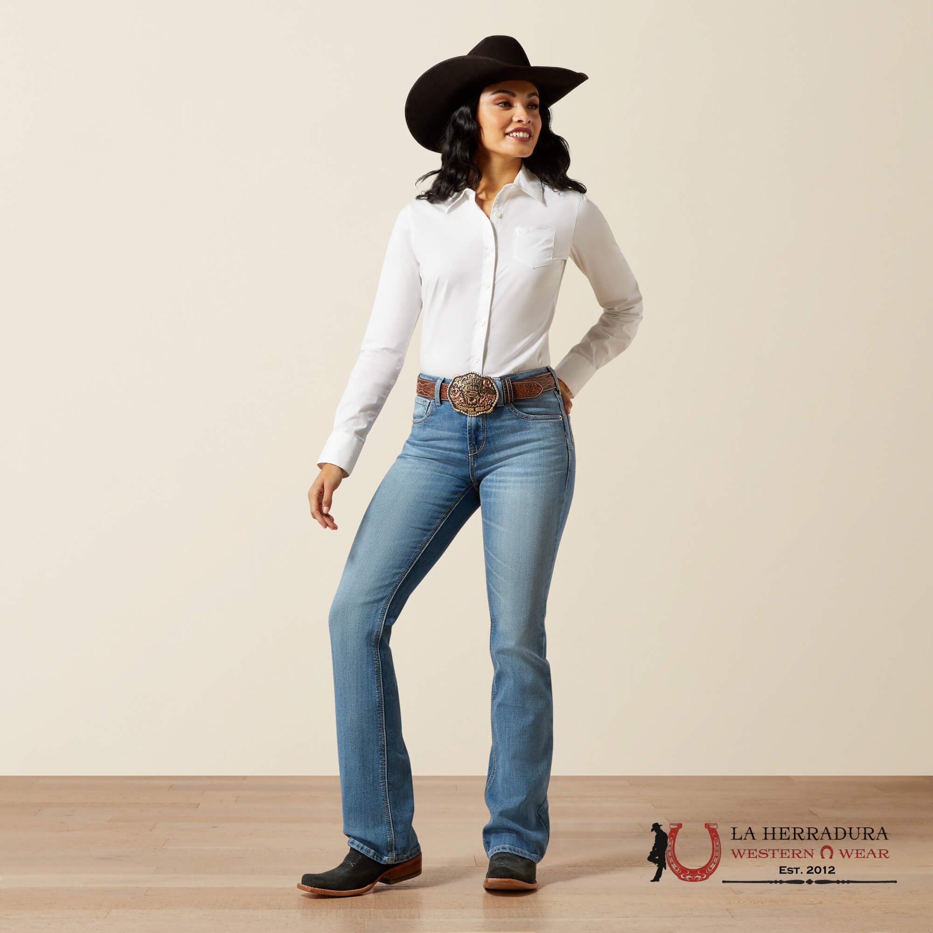 ARIAT WOMEN CHALLIS HIGH RISE BOOT CUT JEANS 10061735 ROPA MUJERES