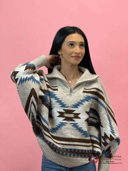 ARIAT WOMEN CHIMAYO PULLOVER SWEATER PEYOTE 10046281