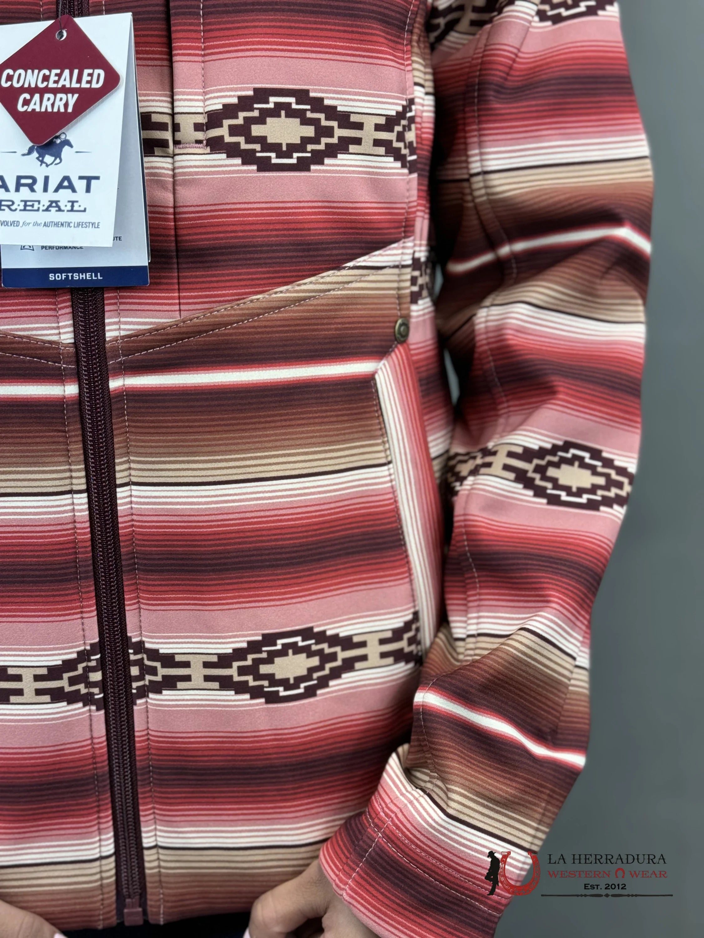 Ariat Jacket Blushing Serape Pink Ropa Mujeres