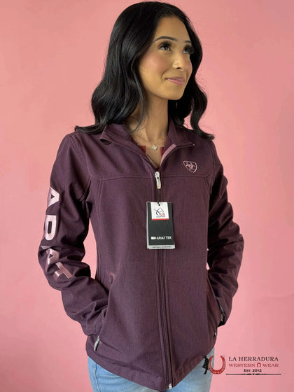 ARIAT WOMEN JACKET MULBERRY HEATER VIOLET TEAM SOFT-SHELL 10041279