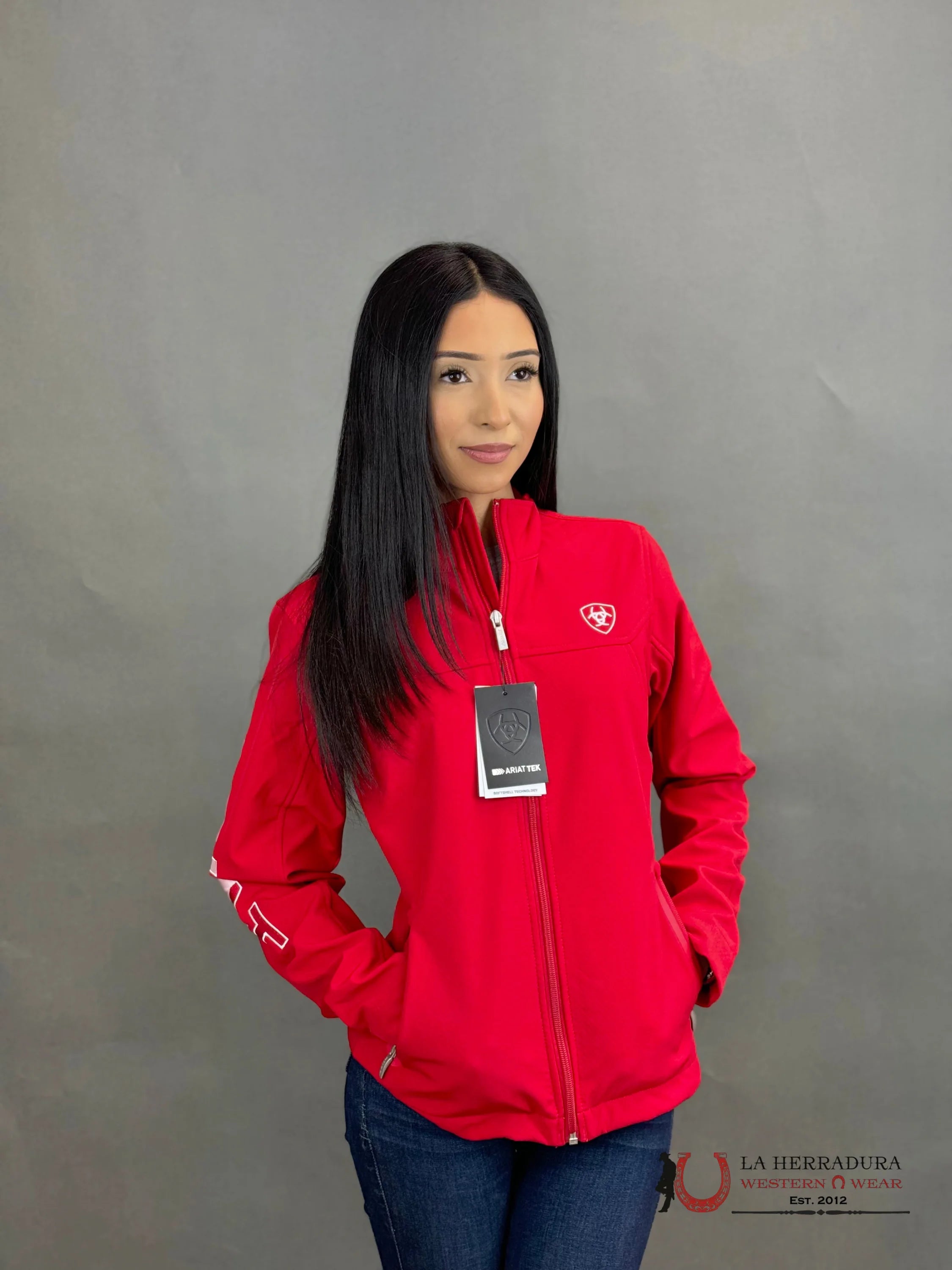 Ariat Jacket For Women Red Rojo Team Mexico Ropa Mujeres