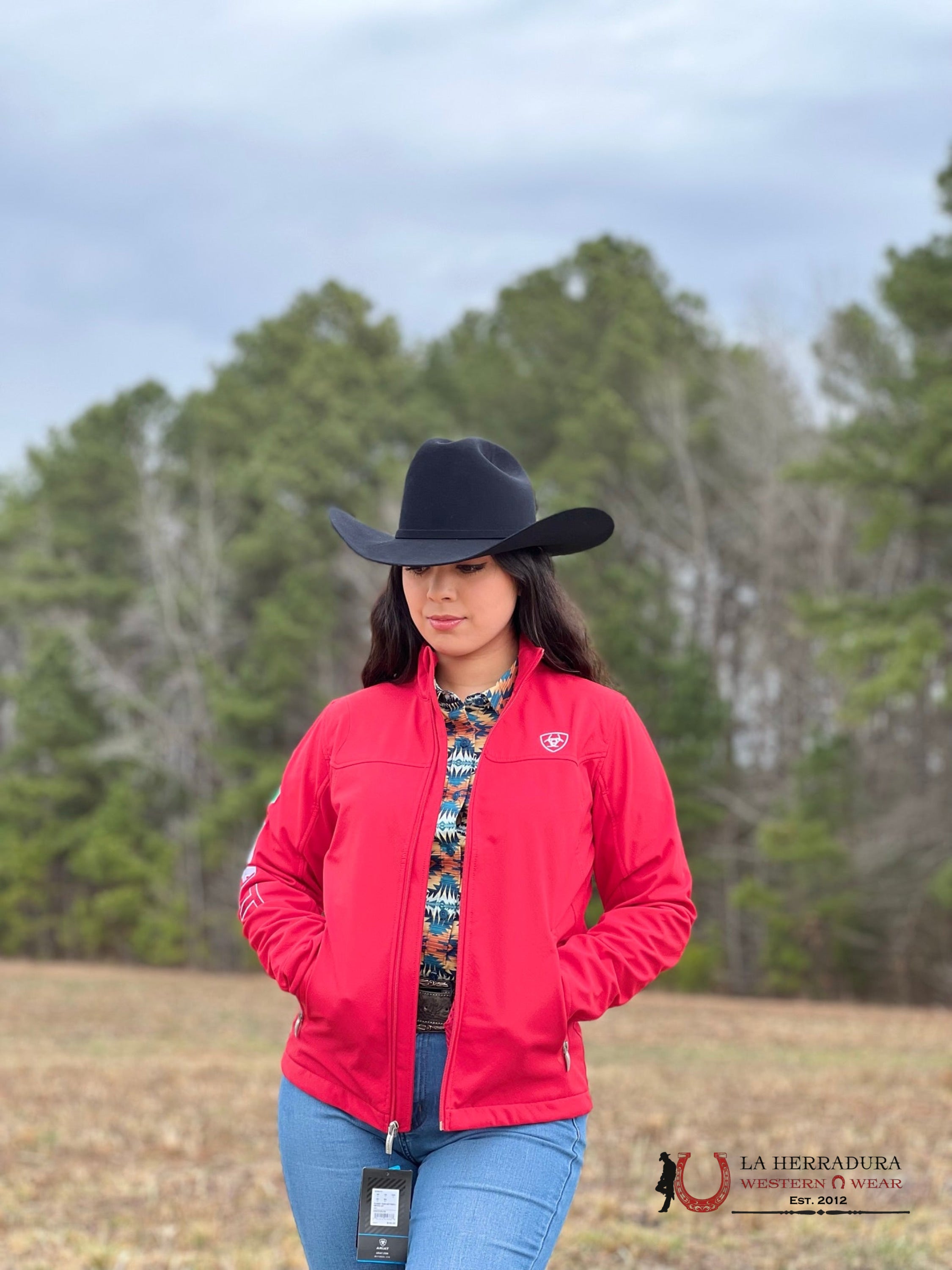 Ariat Jacket For Women Red Rojo Team Mexico Ropa Mujeres