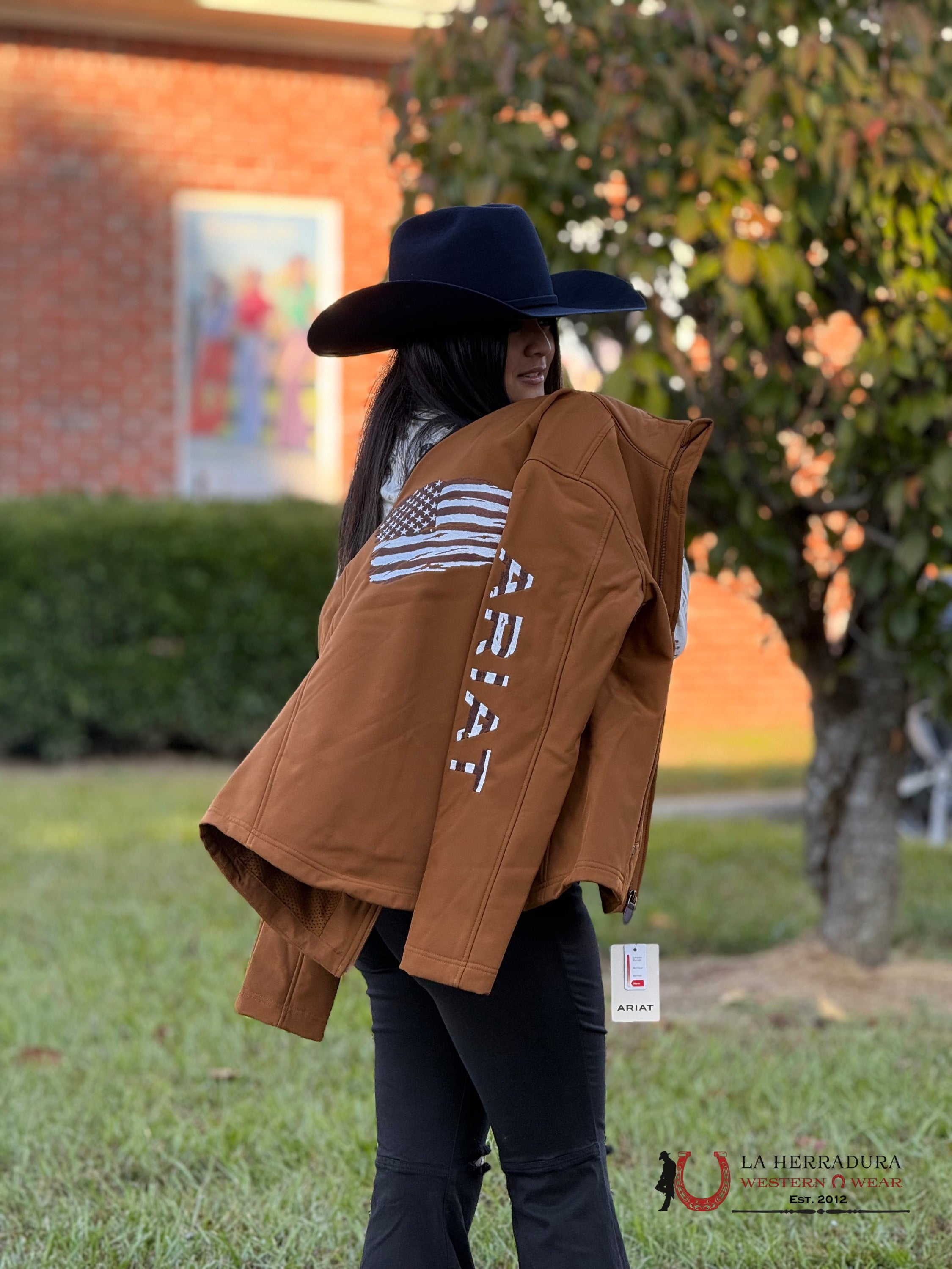 Ariat Jacket Team Patriot Softshell Chestnut Women- 2717 Ropa Mujeres