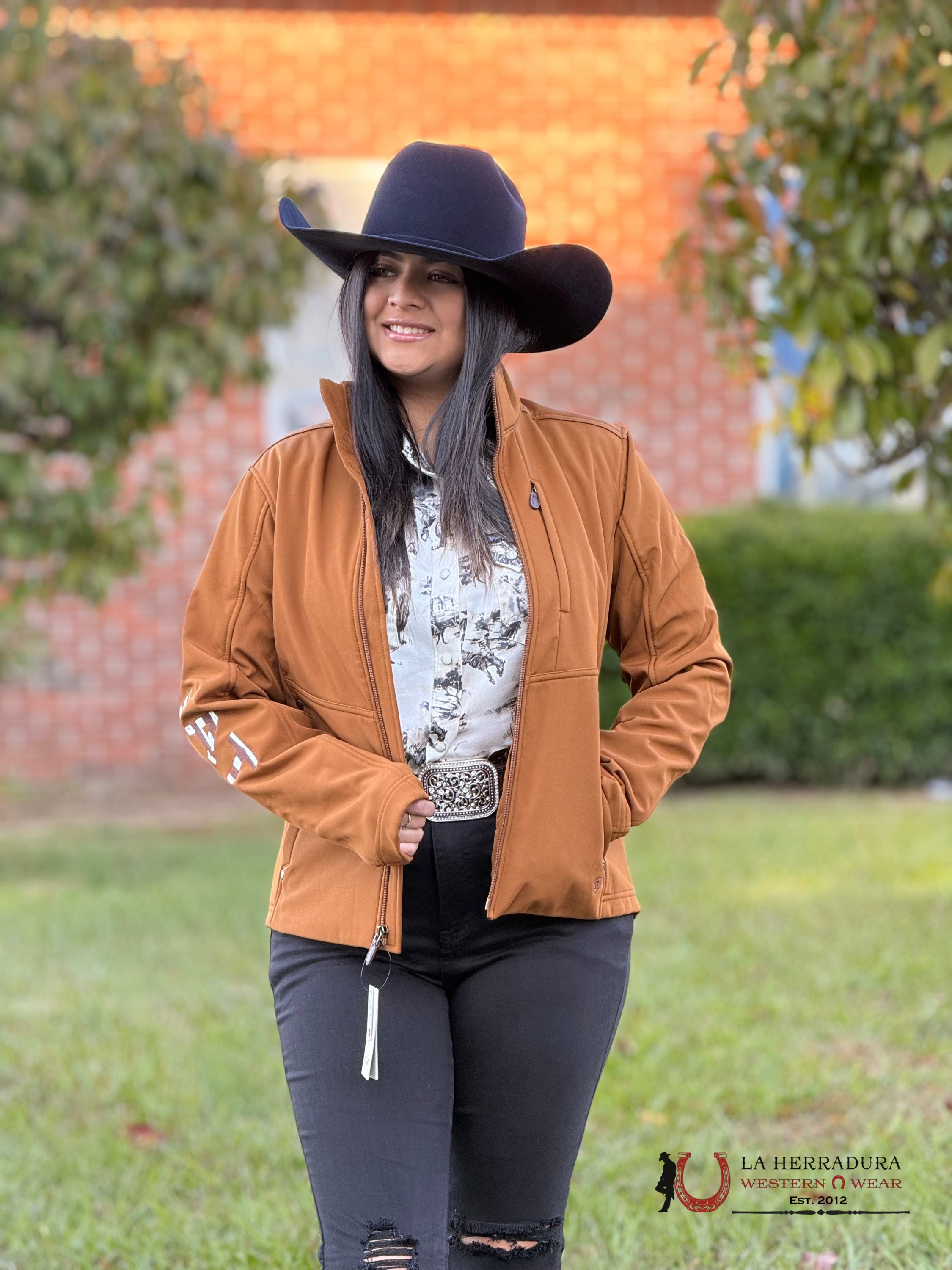 Ariat Jacket Team Patriot Softshell Chestnut Women- 2717 Ropa Mujeres