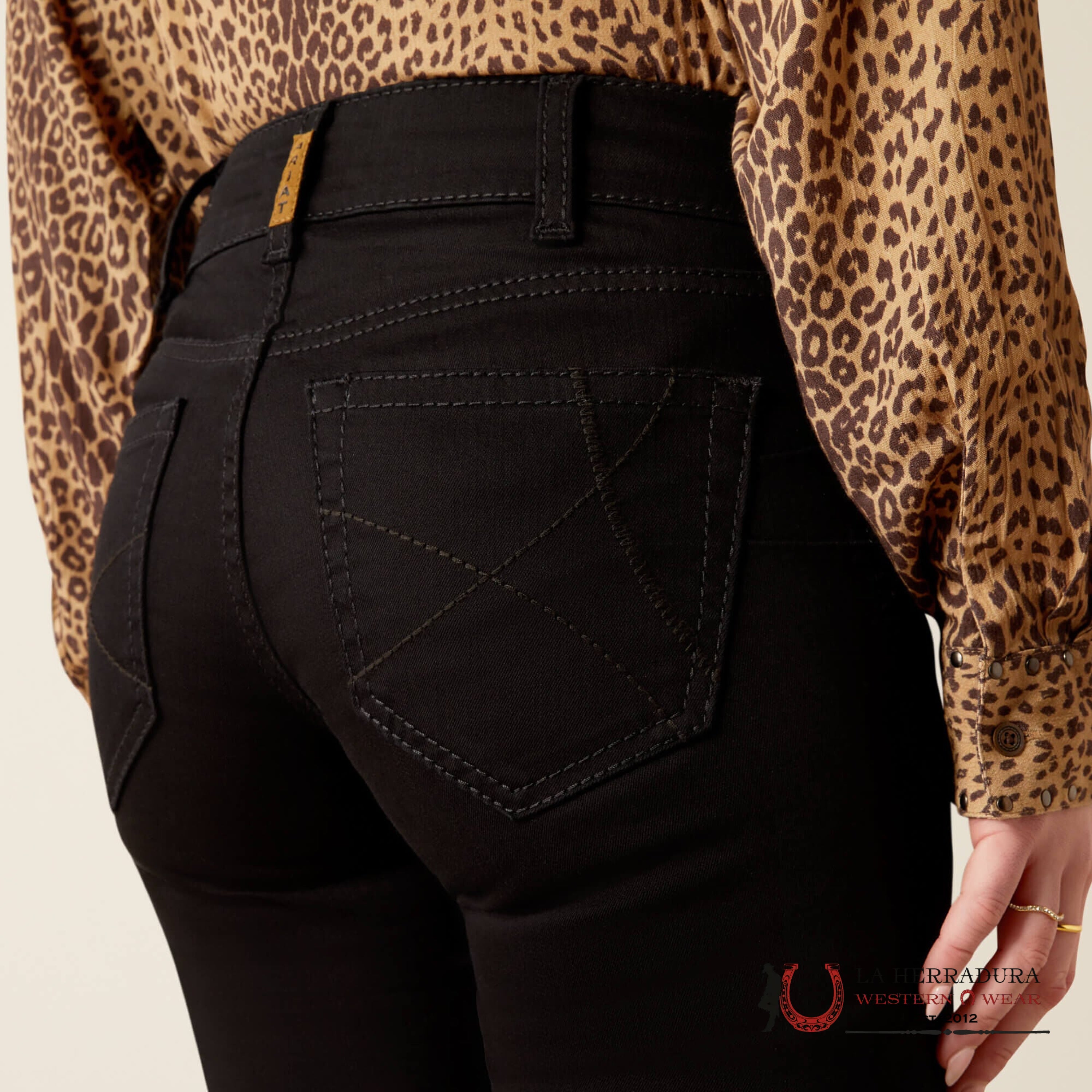 ARIAT WOMEN Perfect Rise BLACK Boot Cut- 10053533 ROPA MUJERES