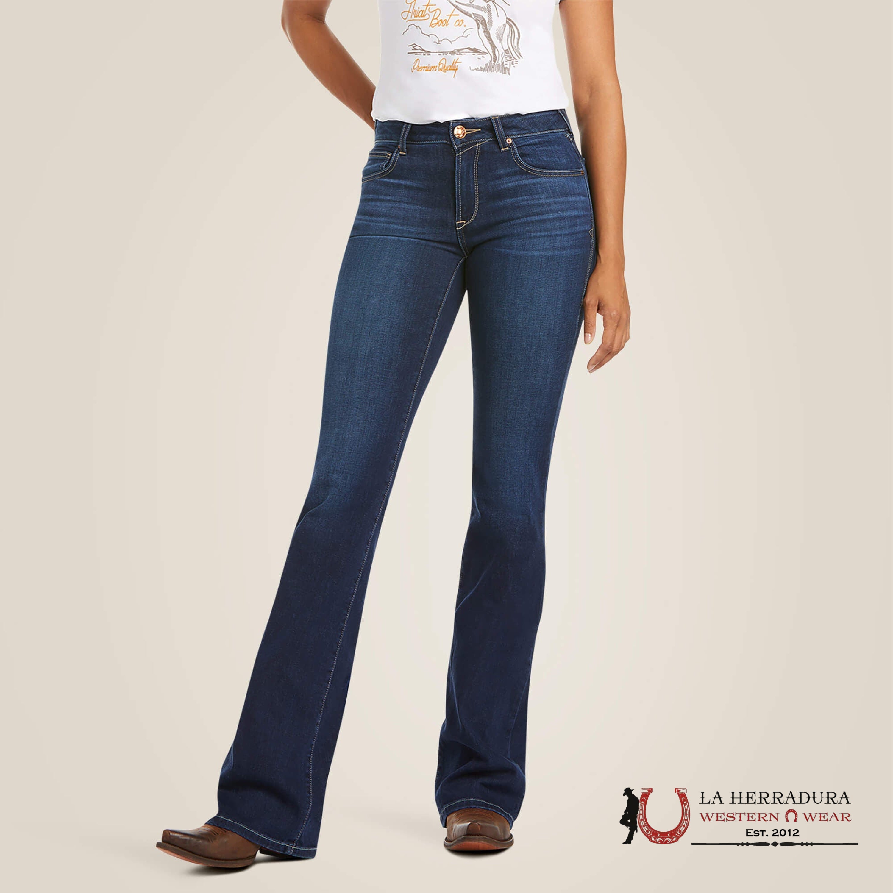 ARIAT WOMEN PERFECT RISE KATIE FLARE JEANS - 10027692 ROPA MUJERES