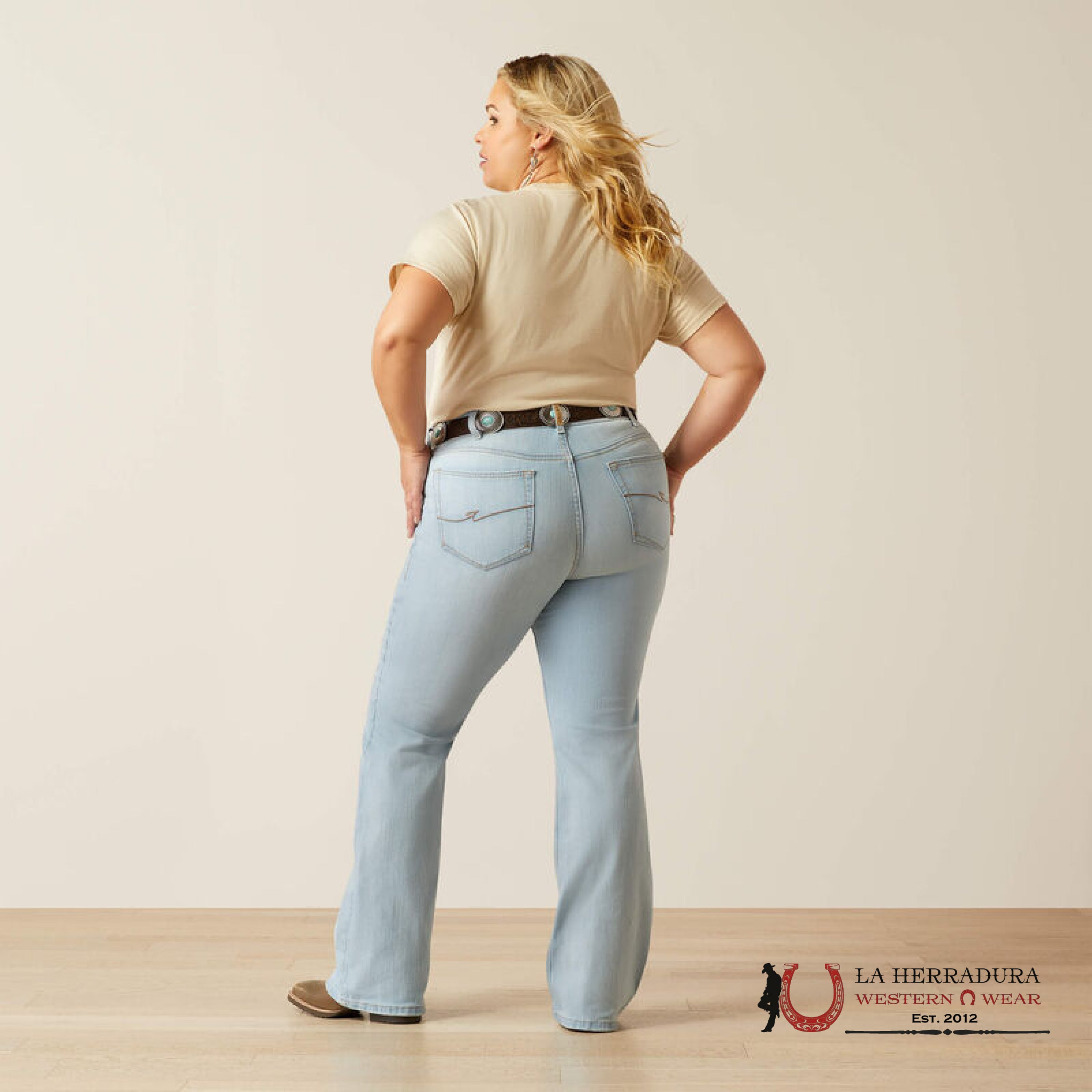 ARIAT WOMEN PERFECT RISE SPRINGFIELD FLARE JEANS - 10060984 ROPA MUJERES