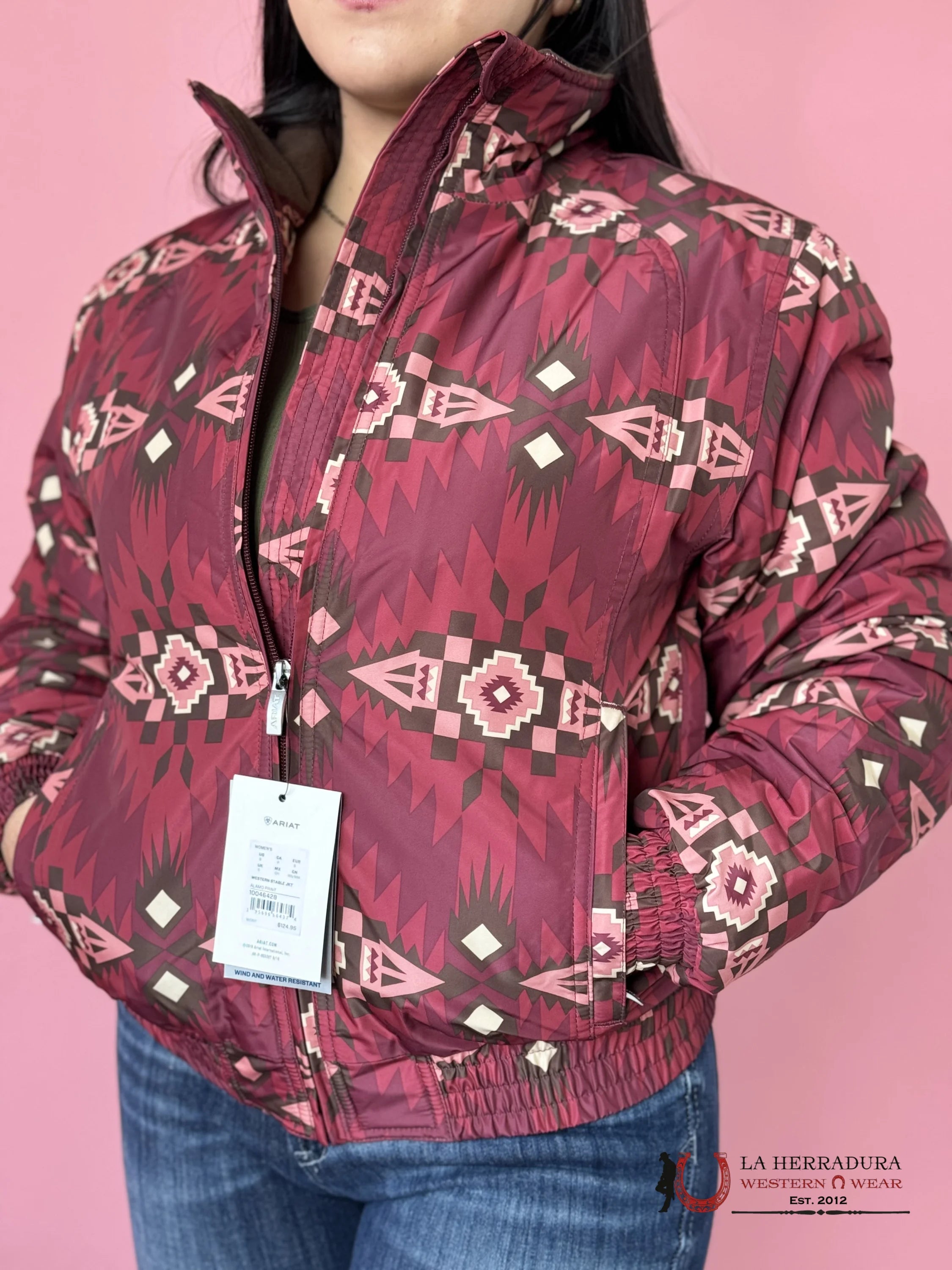 Ariat Jacket Alamo Print Western Stable Ropa Mujeres
