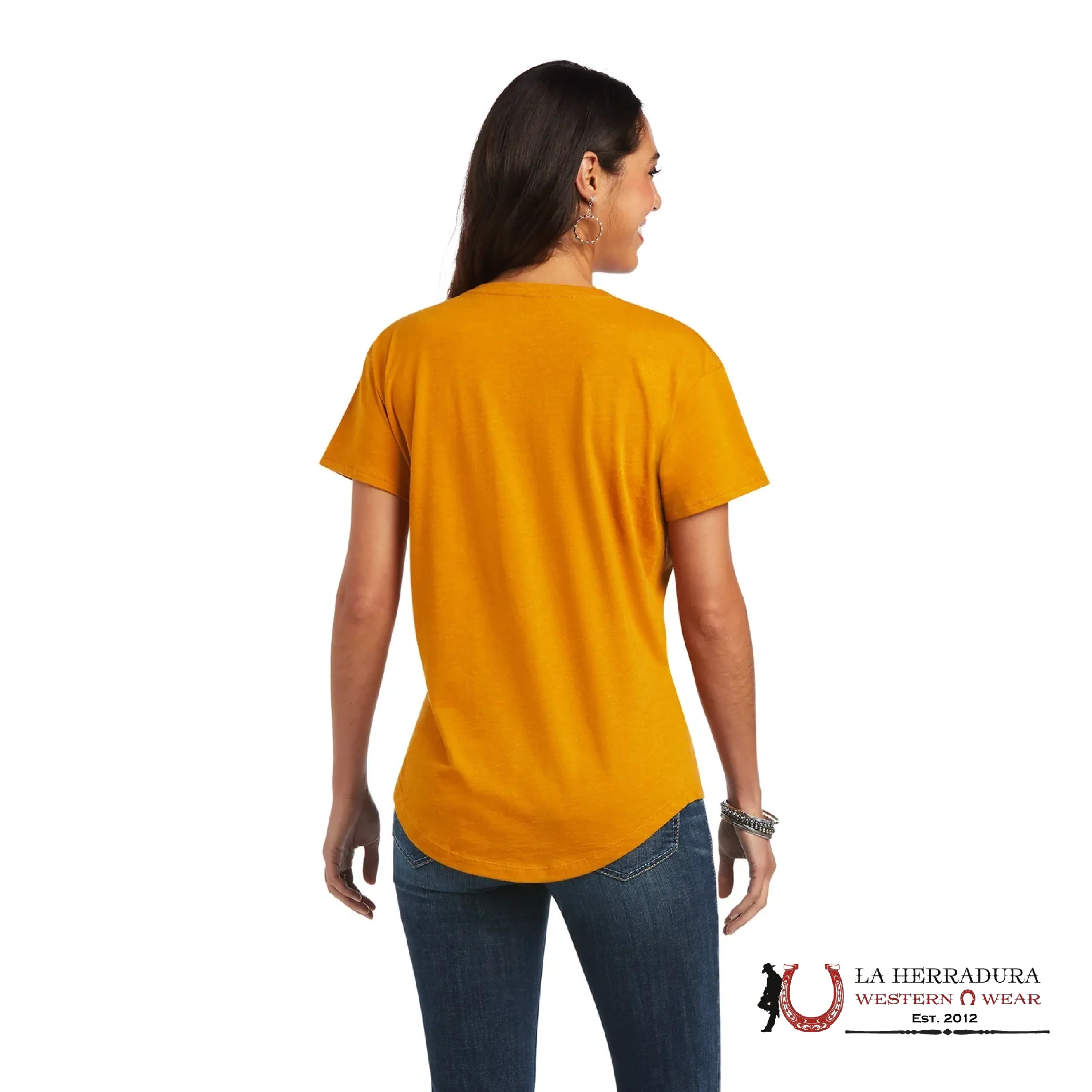 ARIAT WOMEN T-SHIRT BUCKHORN HEATHER NO IN THE MOOD 10040964 ROPA MUJERES