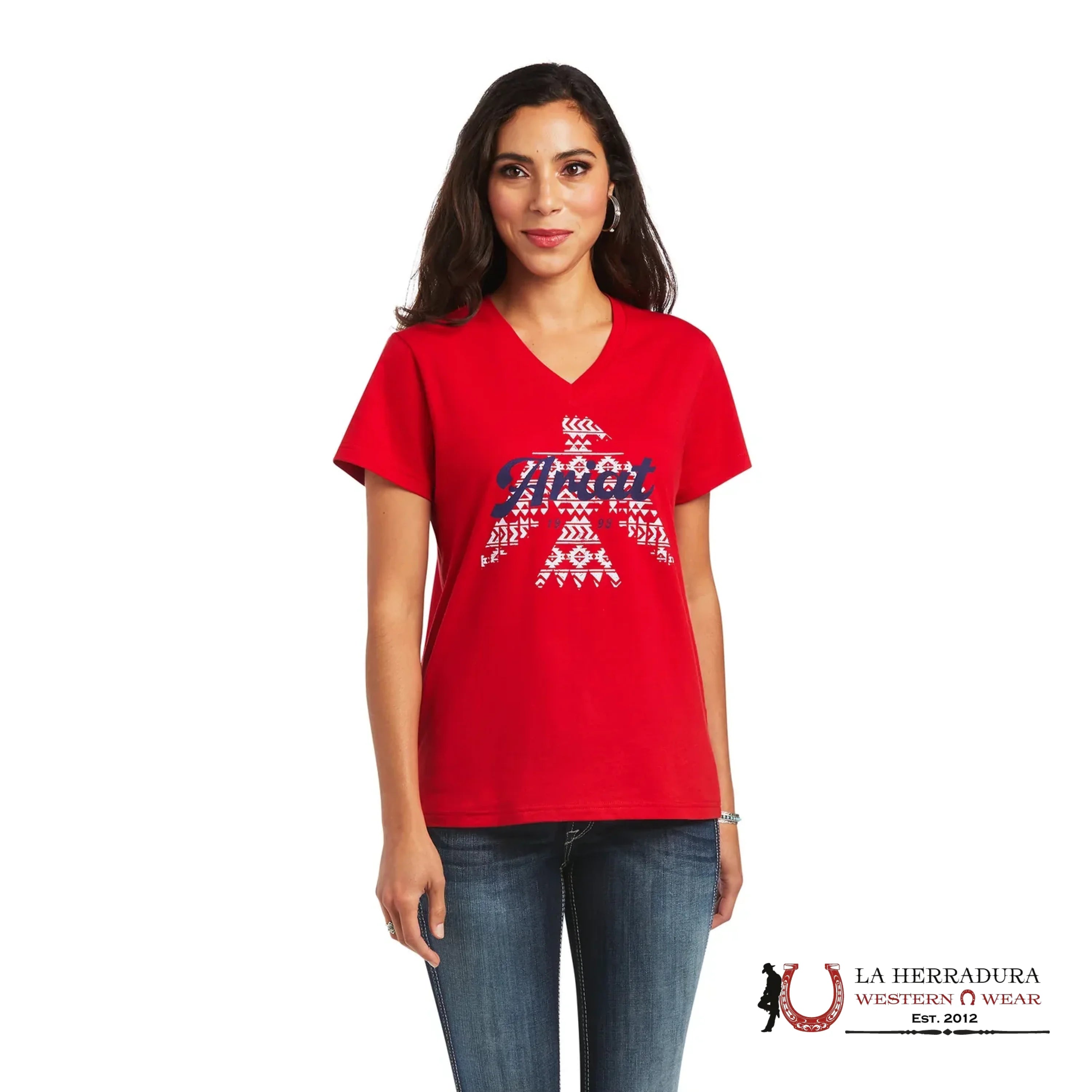 ARIAT WOMEN T-SHIRT REAL FIREBIRD SALSA 10040534 ROPA MUJERES