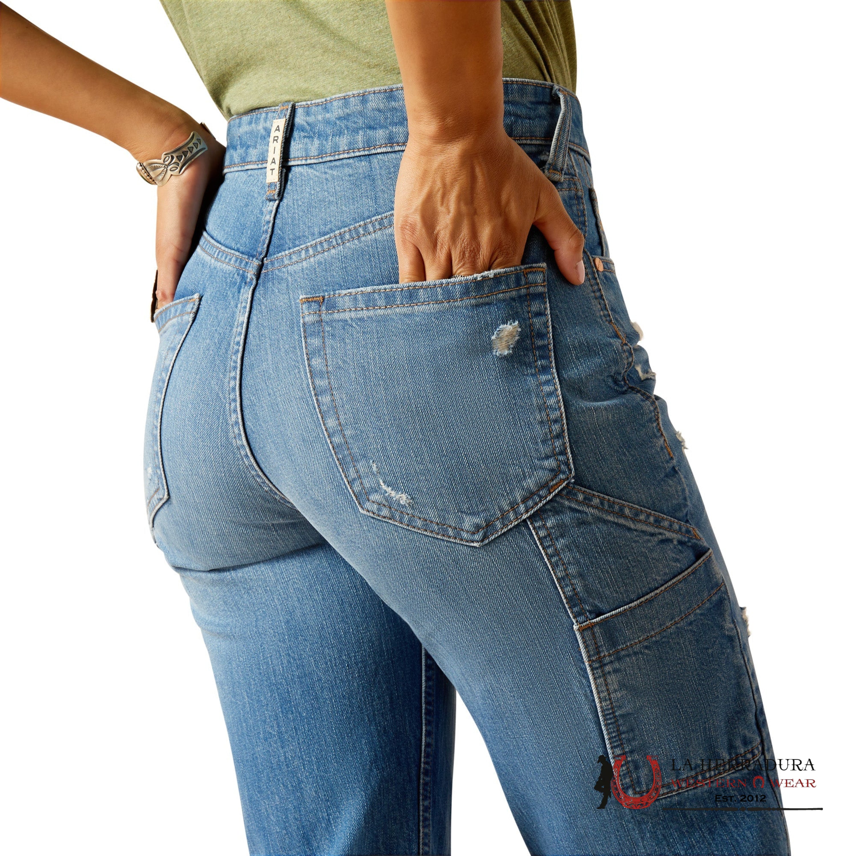 ARIAT WOMEN ULTRA HIGH RISE TOMBOY STRAIGHT ALASKA JEANS- 10048277 ROPA MUJERES