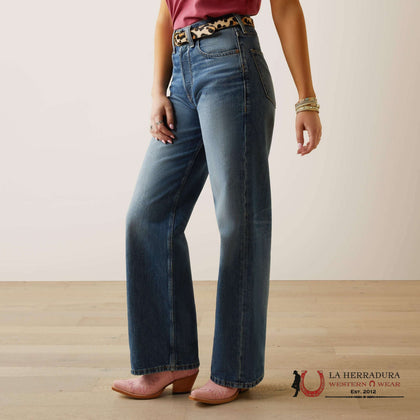 PANTALONES VAQUEROS DE MUJER DE TIRO ULTRA ALTO DE PERNERA ANCHA TOMBOY ARIAT - 10045189