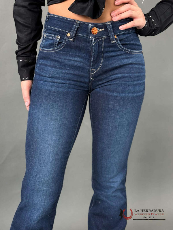 ARIAT WOMEN ULTRA STRETCH DARK BLUE MAYA FLARE JEANS-10027692