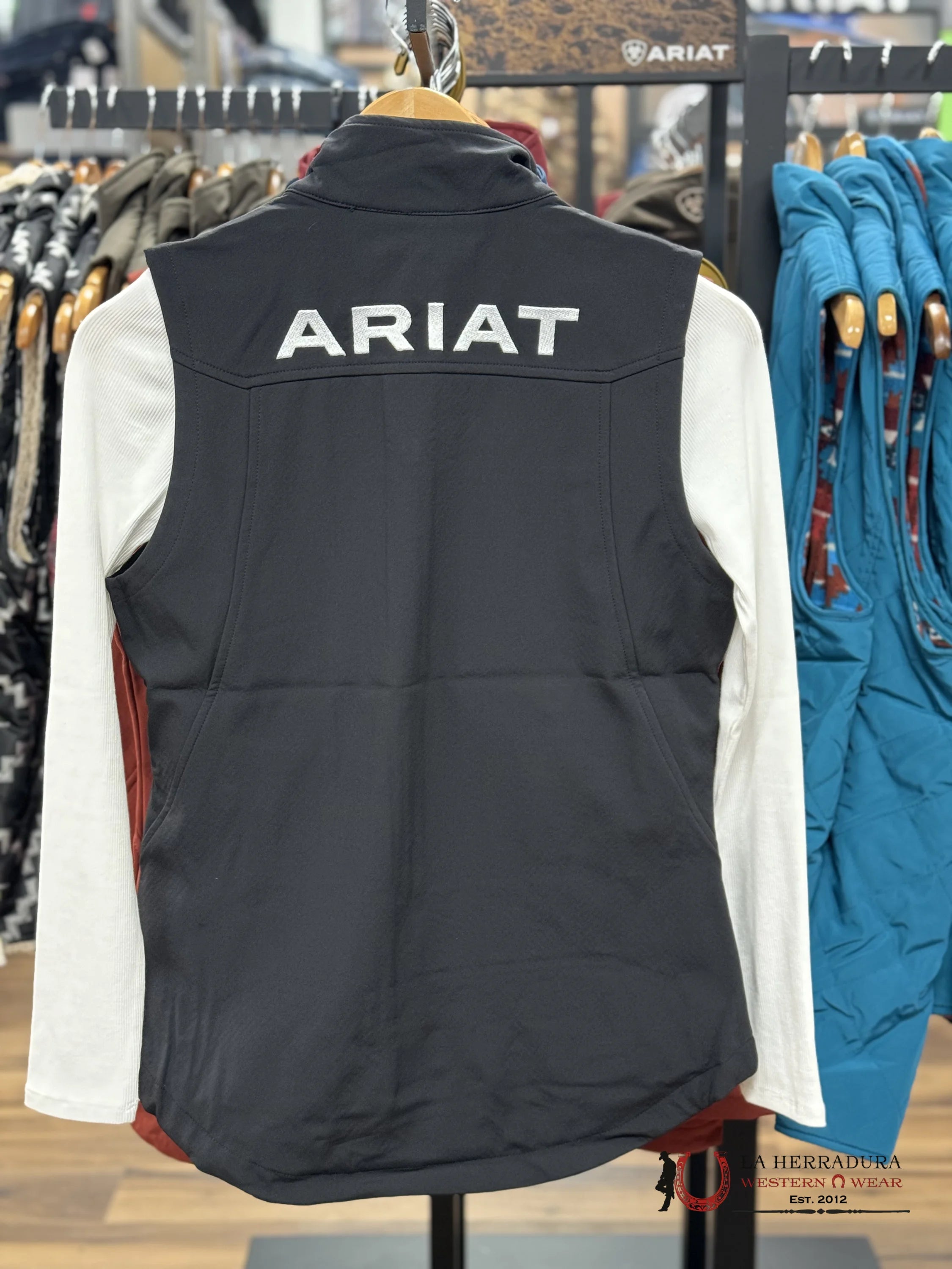 Ariat Vest Team Softshell Black Womens Ropa Mujeres