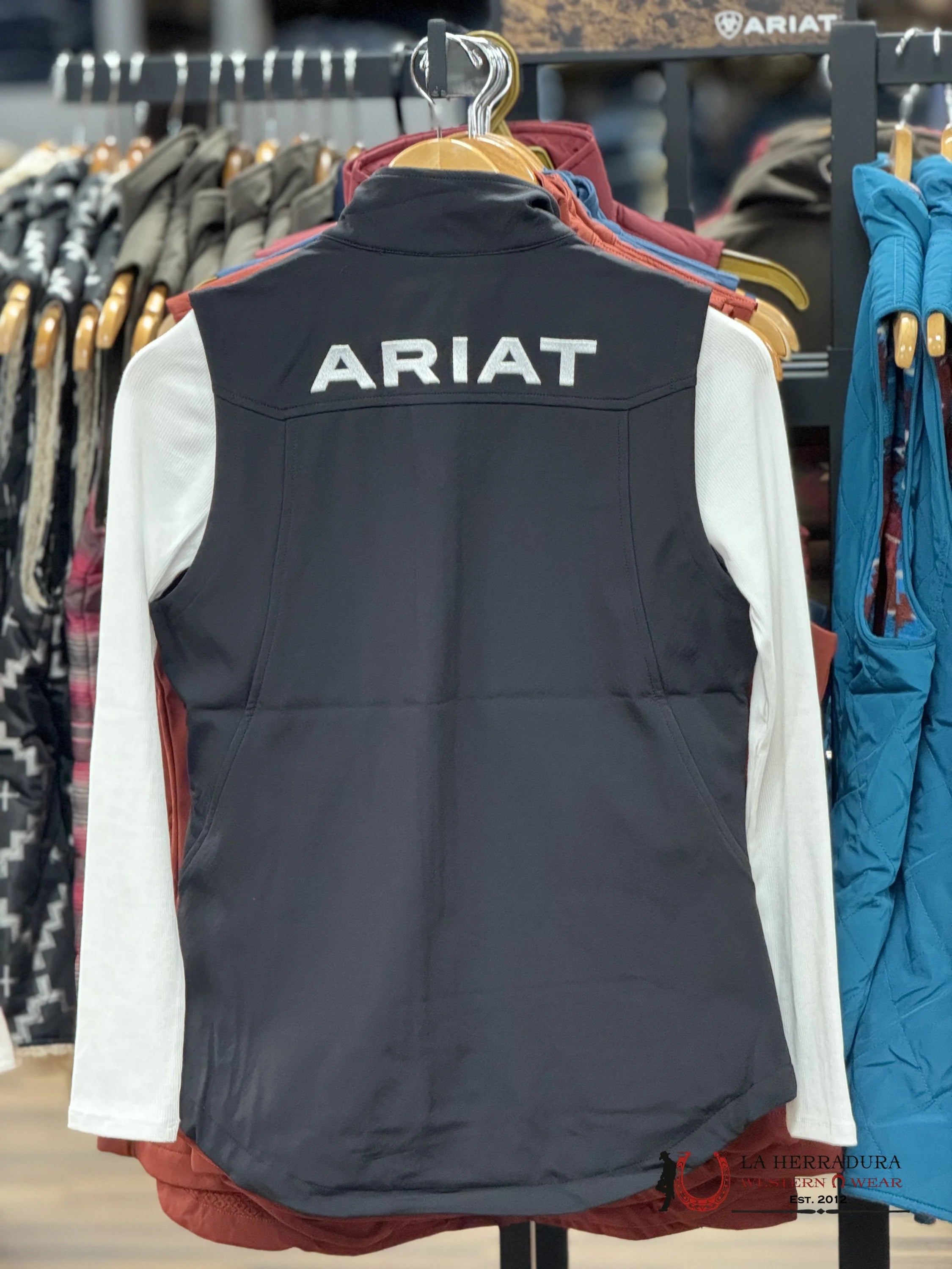 Ariat Vest Team Softshell Black Womens Ropa Mujeres