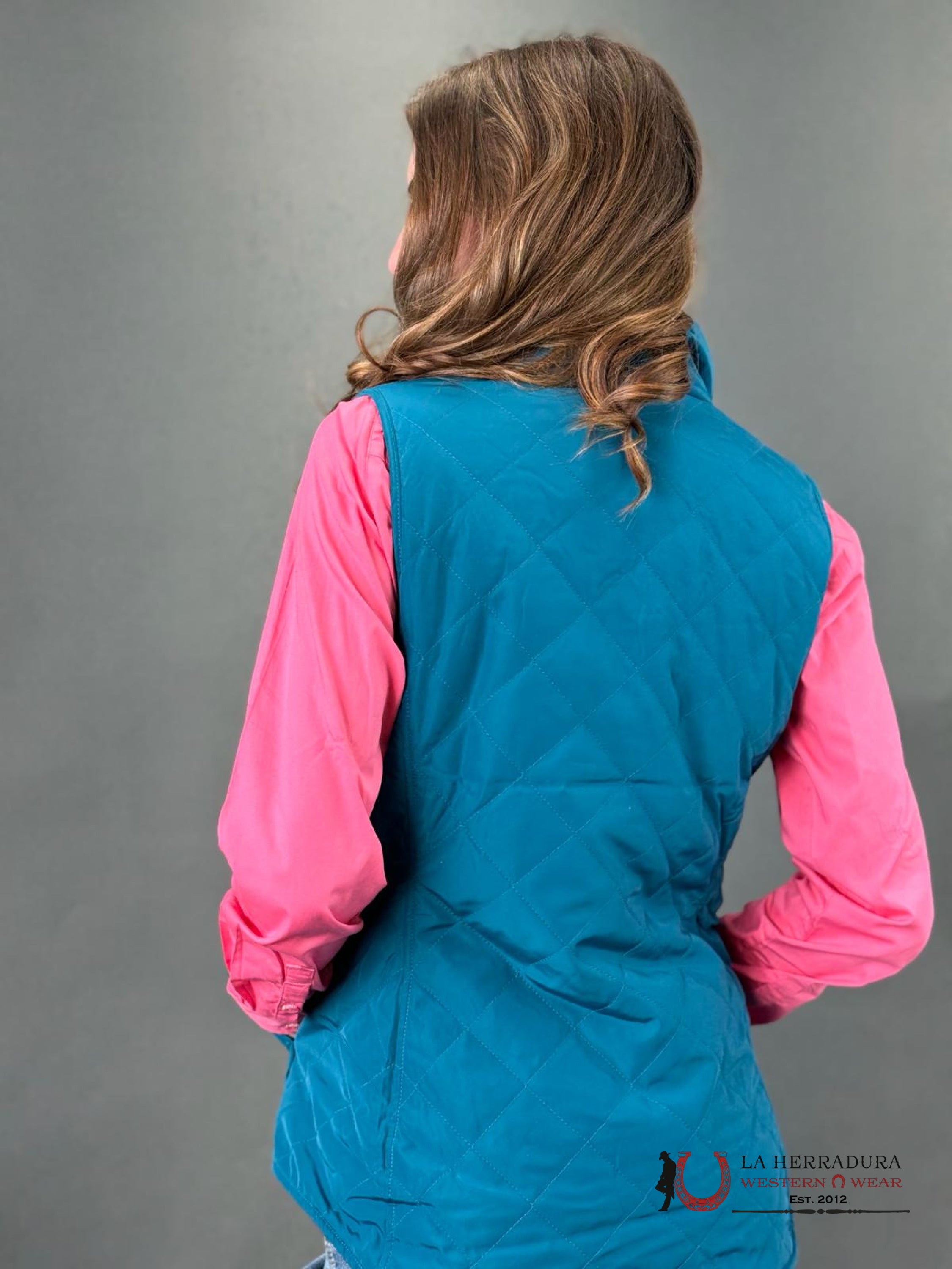 Ariat Vest Dilon Ins Reversible Deep Lagon Ropa Mujeres