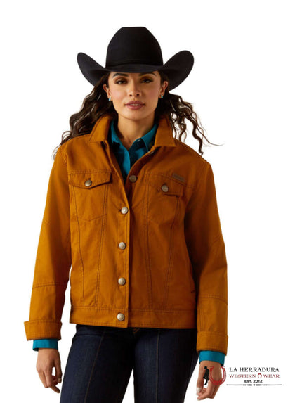 ARIAT WOMENS CHESTNUT GRIZZLY RANCHER JACKET 10052600