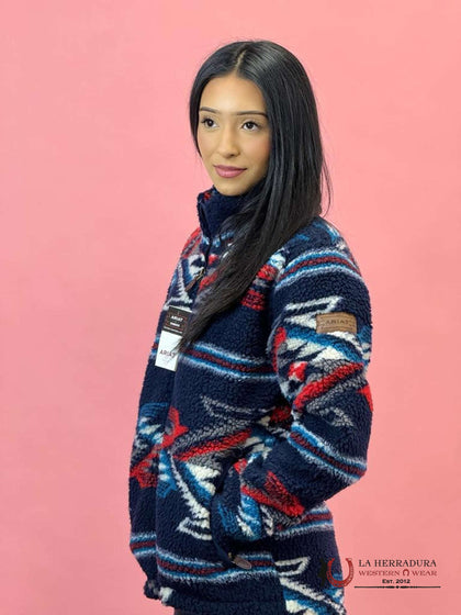 ARIAT WOMEN CHIMAYO FLEECE BLUE JKT SHERPA 10042189