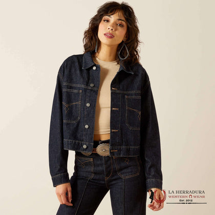 Ariat Womens Cropped Jean Jacket Burbank 10061731