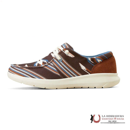 ZAPATILLAS ARIAT HILO CHIMAYO ARROYO CHOCOLATE CON CORDONES ELÁSTICOS PARA MUJER 10046949