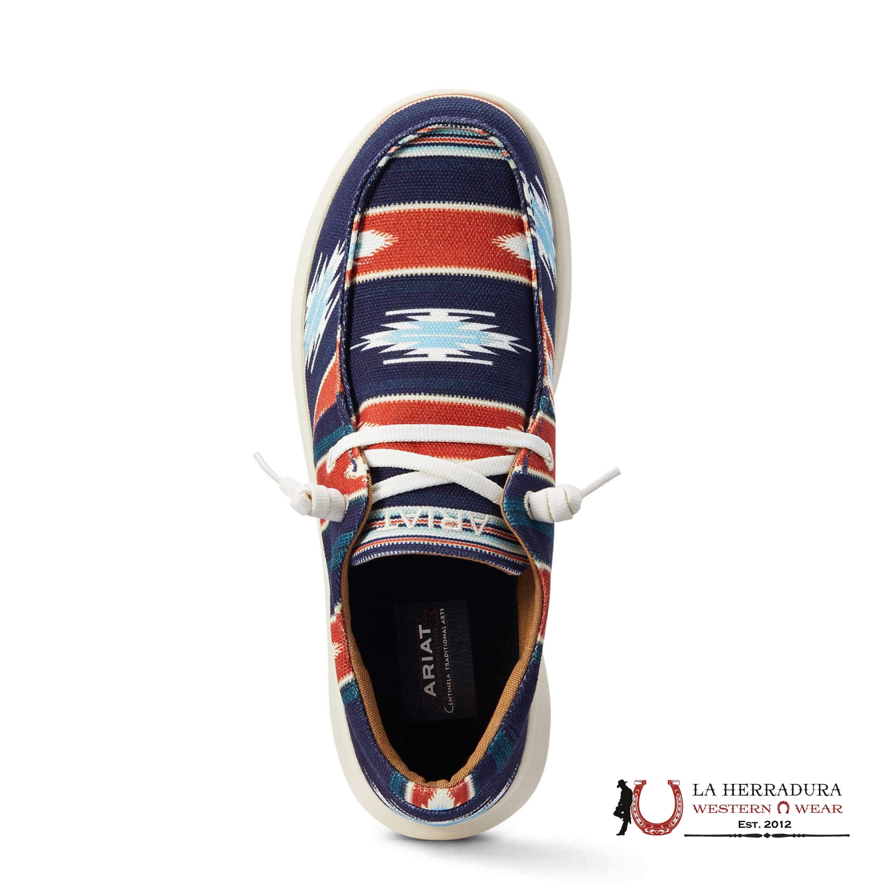 ARIAT WOMEN’S HILO CHIMAYO CRISTO NAVY SHOES 10042515 ZAPATOS MUJERES