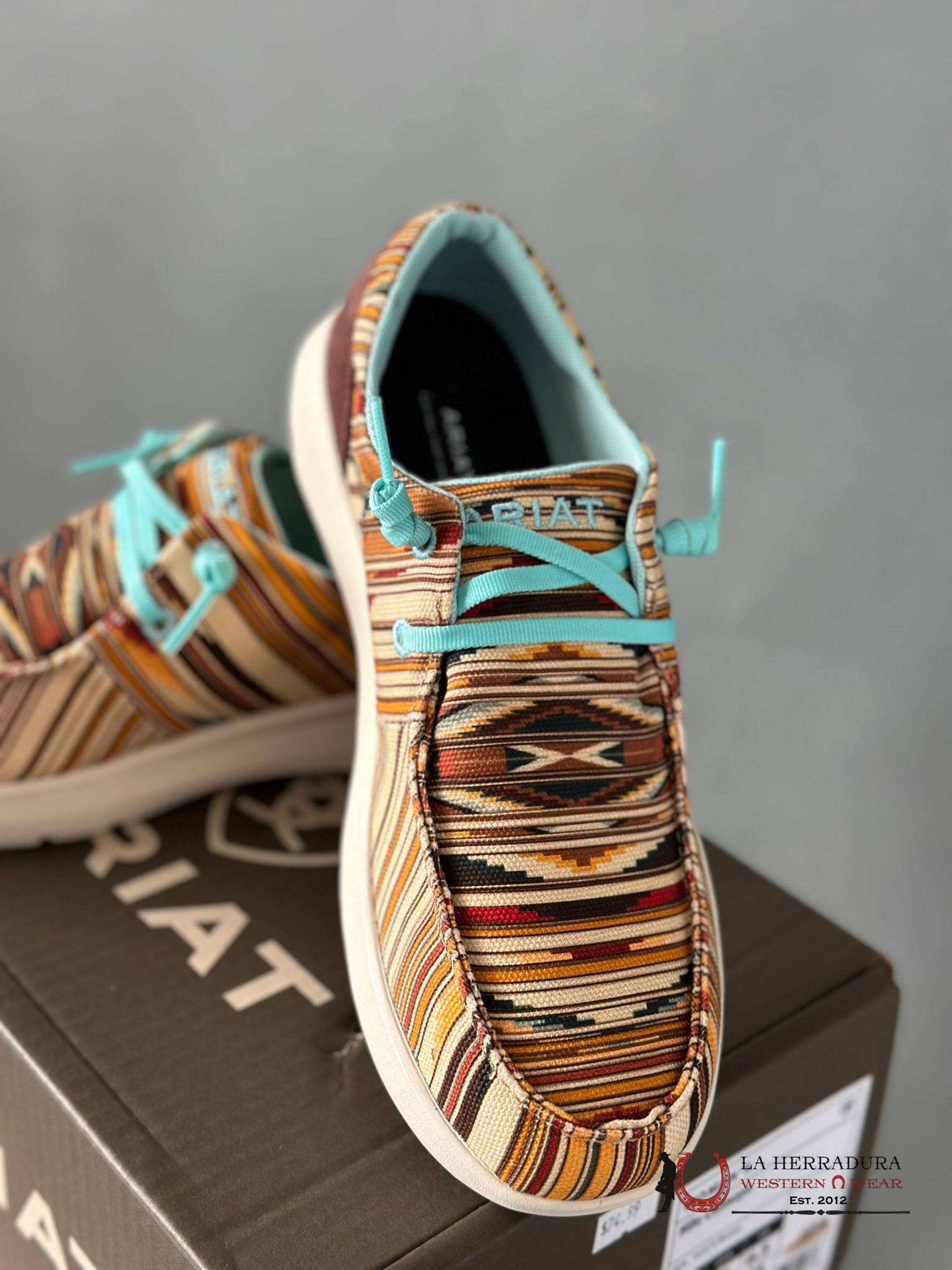 Ariat Womens Hilo Chimayo Santa Fe Mustard Zapatos Mujeres