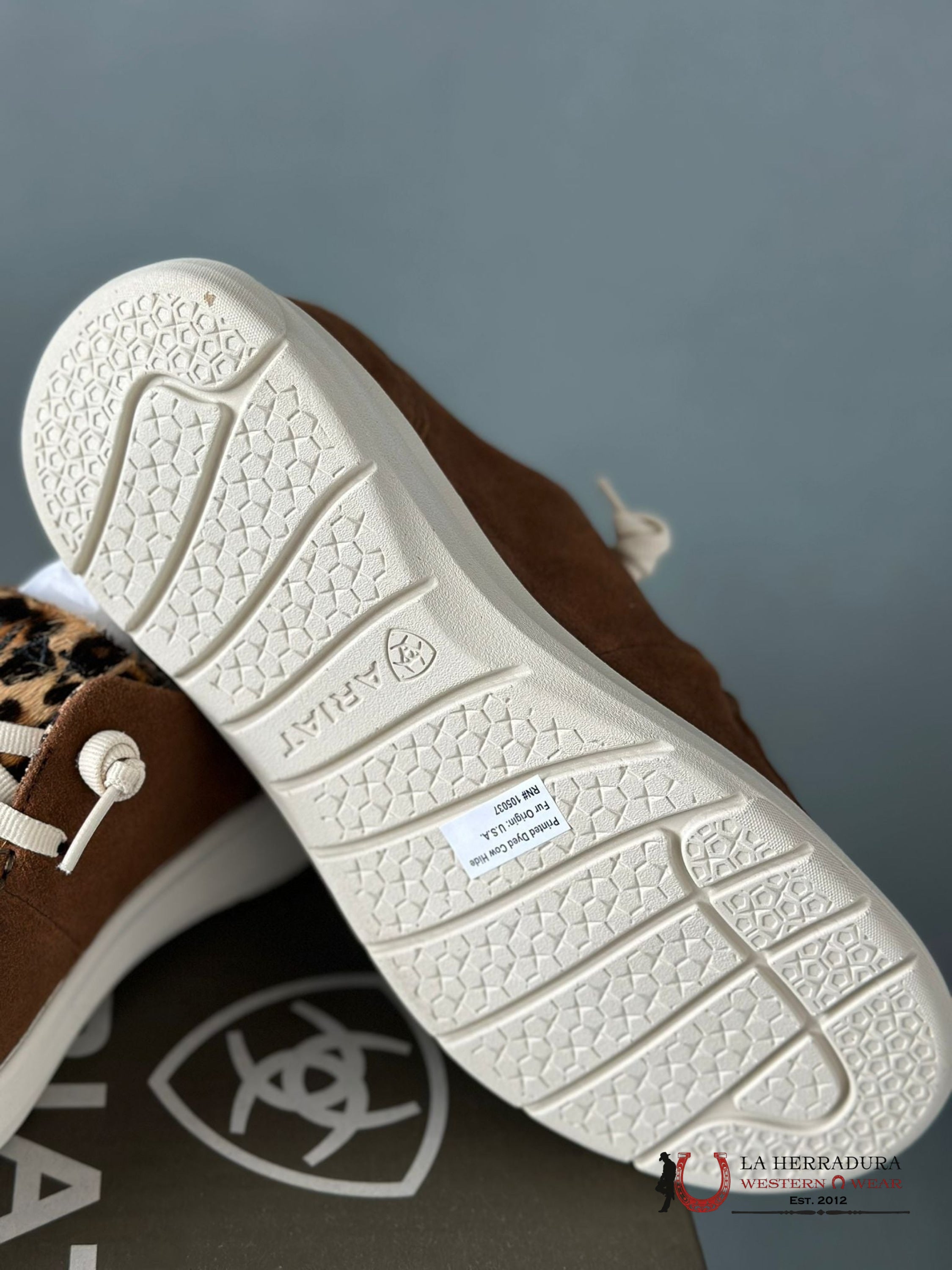 Ariat Womens Hilo Ginger Spice / Leopard Hair On Zapatos Mujeres