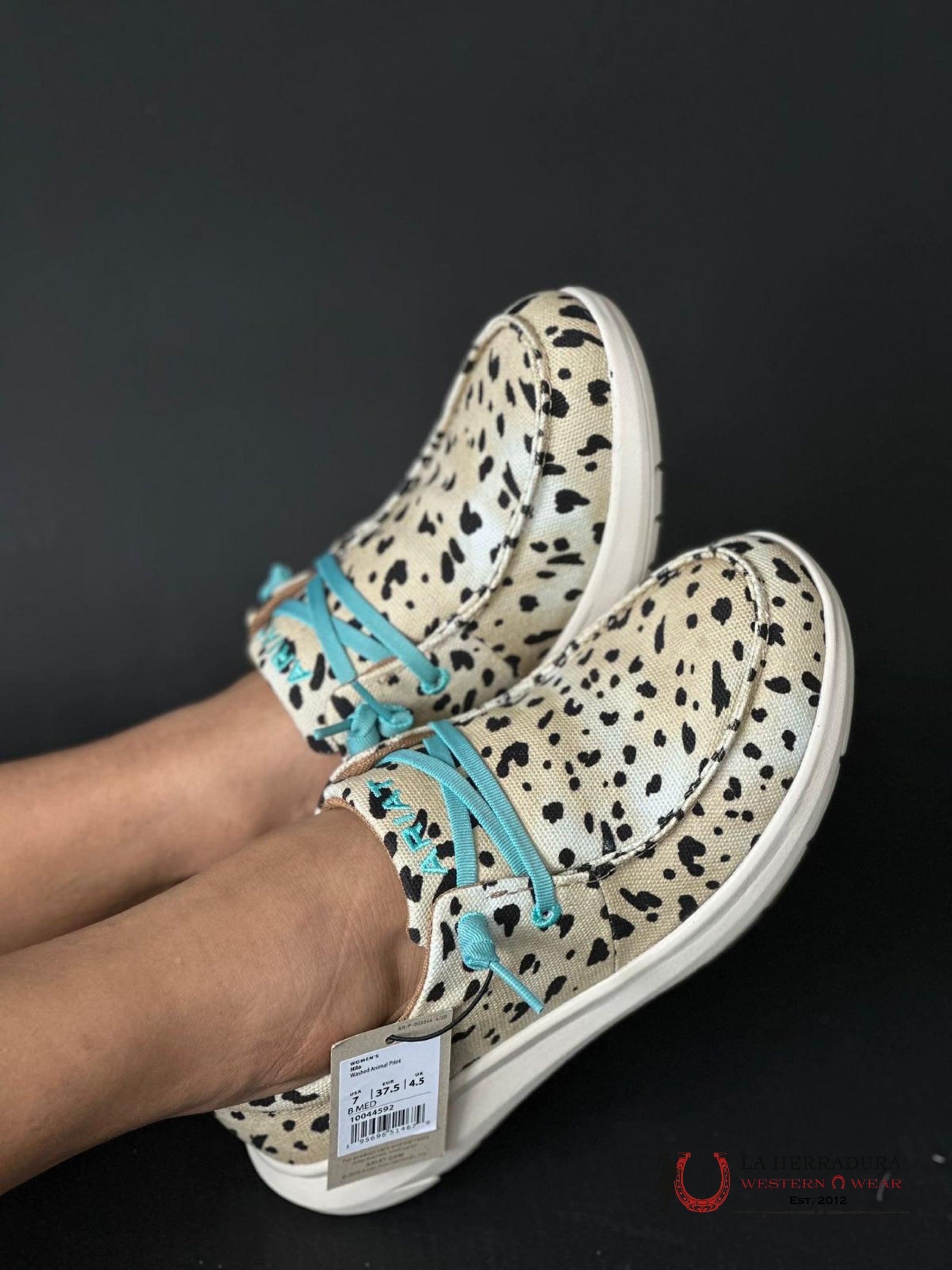 Ariat Womens Hilo Washed Animal Print Zapatos Mujeres