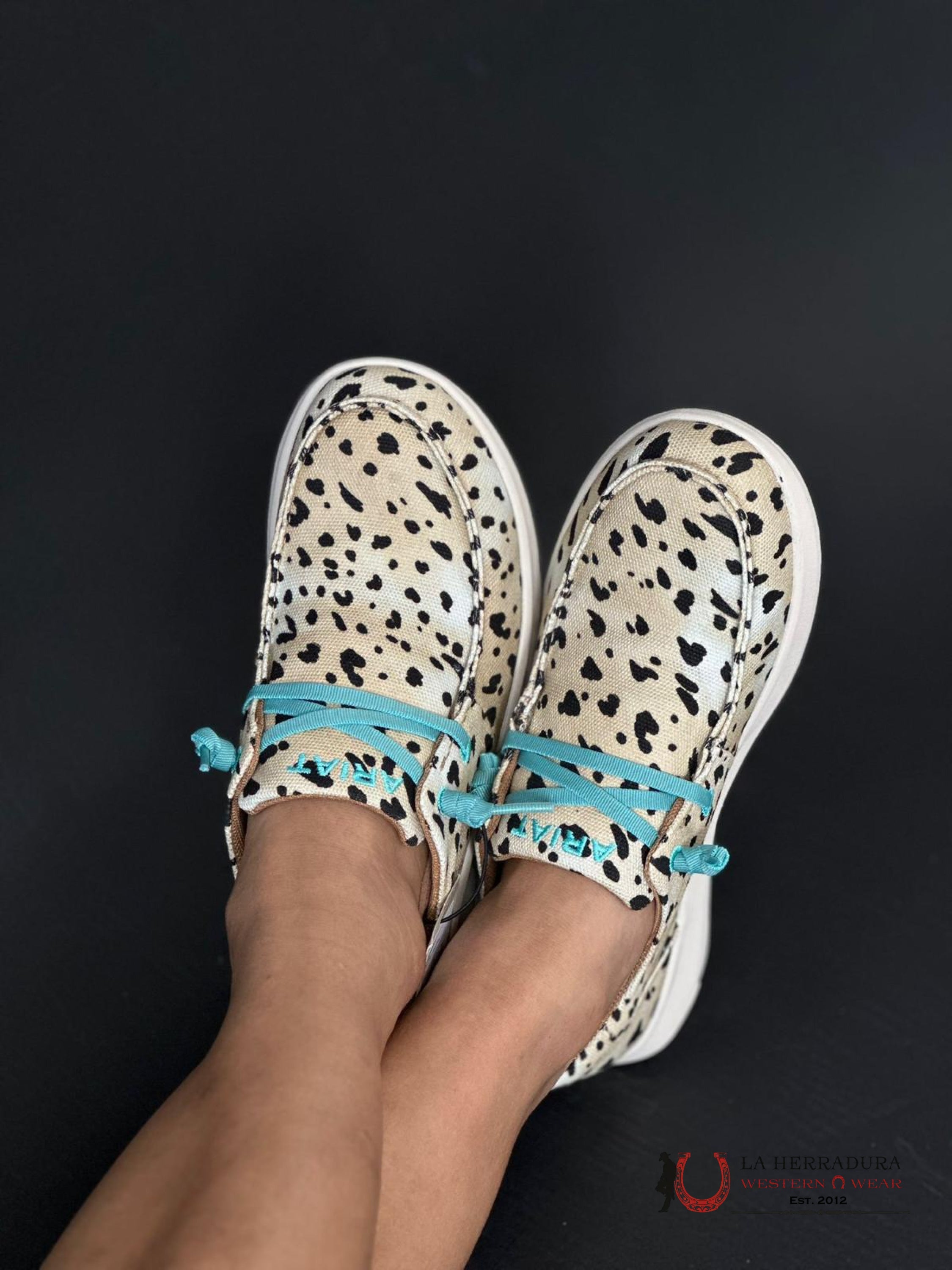Ariat Womens Hilo Washed Animal Print Zapatos Mujeres