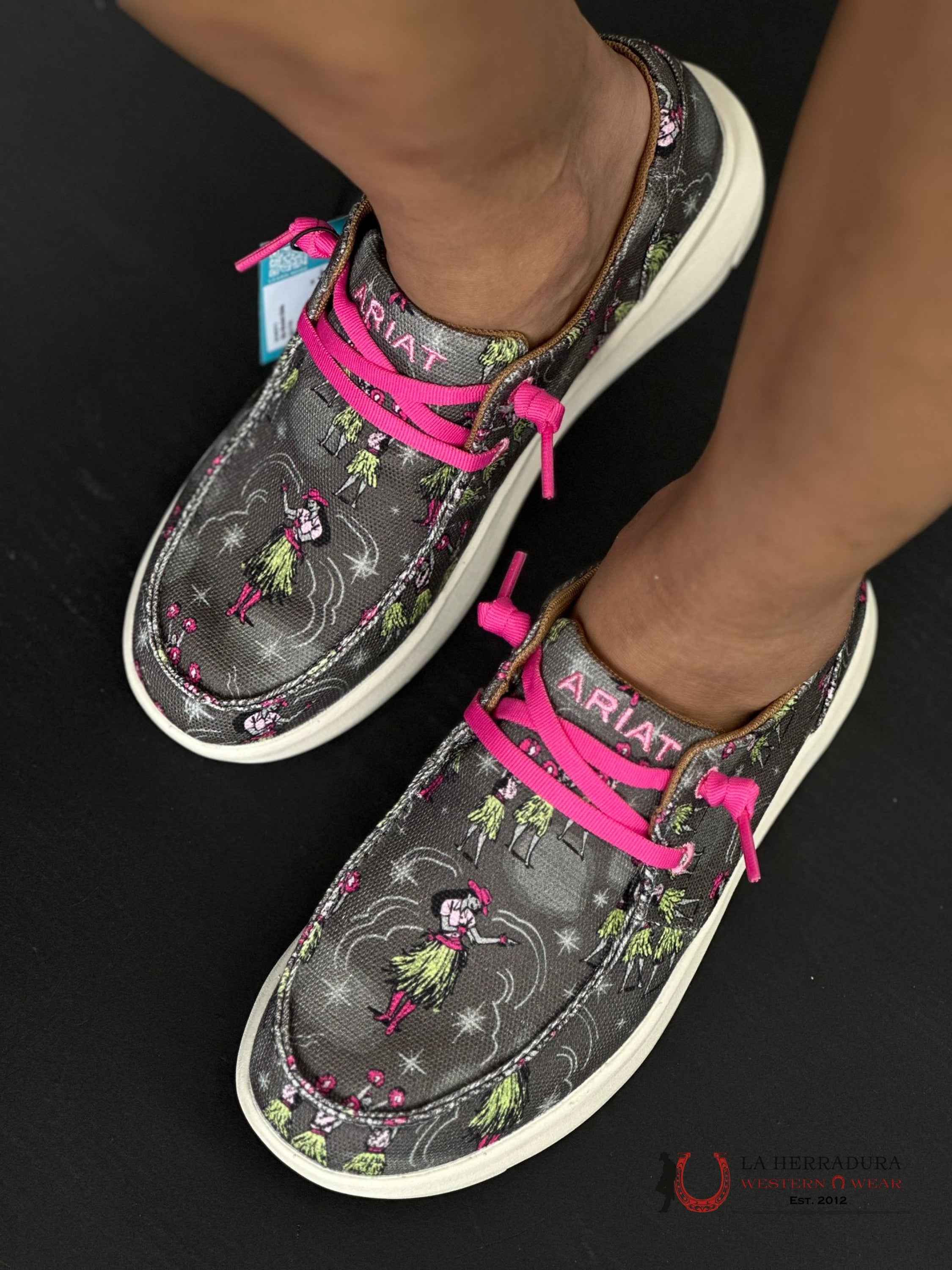 Ariat Womens Hilo Western Aloha Hula Print Zapatos Mujeres